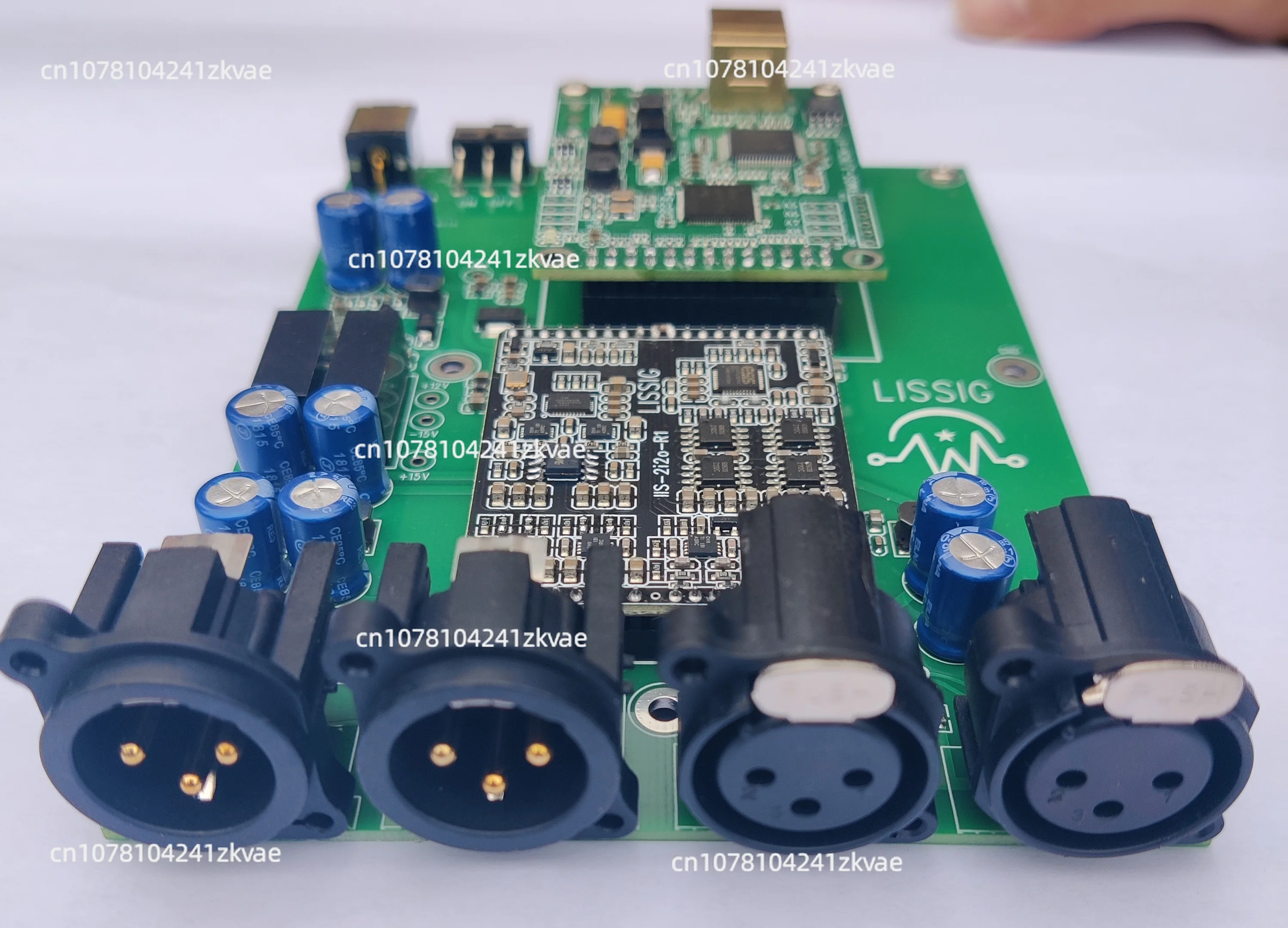 Usb Asio Sound Card Capture Card 2-Channel Recording Playback Indicator Measurement Es9018 Es9822