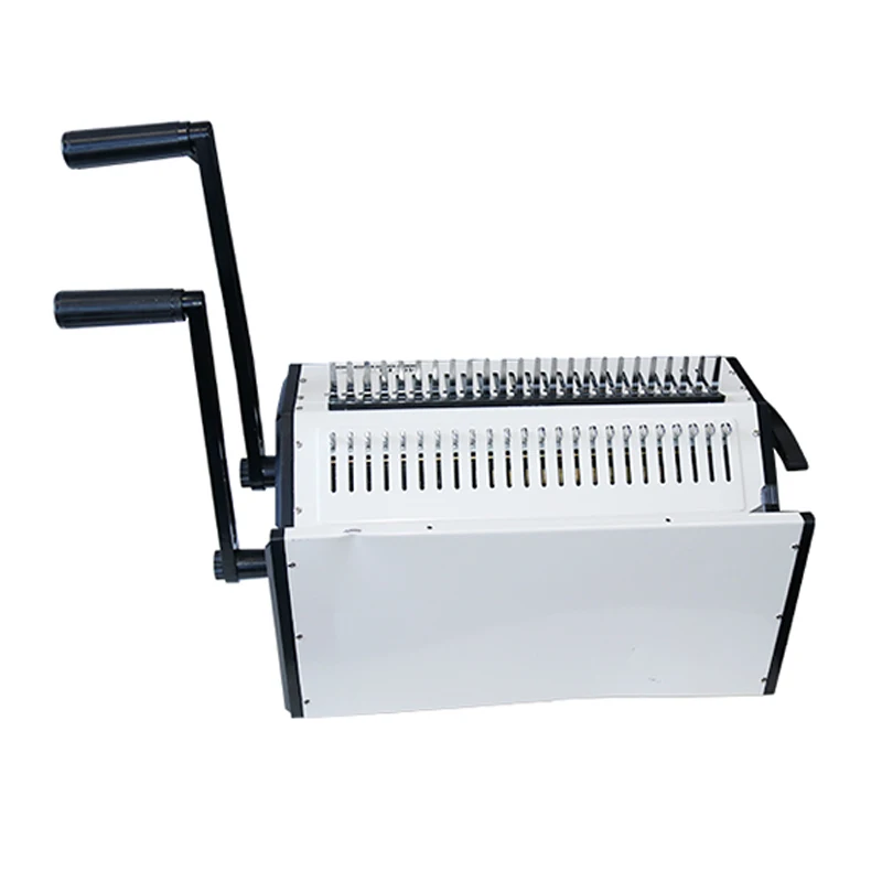 Wire Binding Machine Clip Binder Comb Binding Three-in-one 40hole iron ring/24hole rubber/10 hole clip heavy punching machine