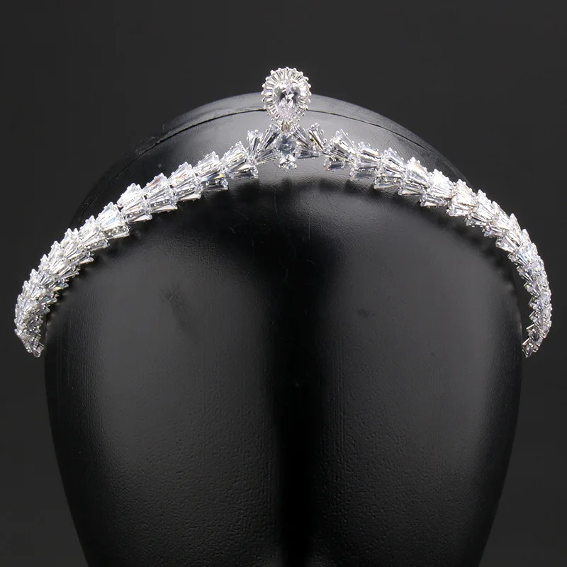 

Wedding Jewelry Crowns And Tiaras For Women Silver-color Vintage Rhinestone Party Headdress Wedding Bridal Hair Accessories