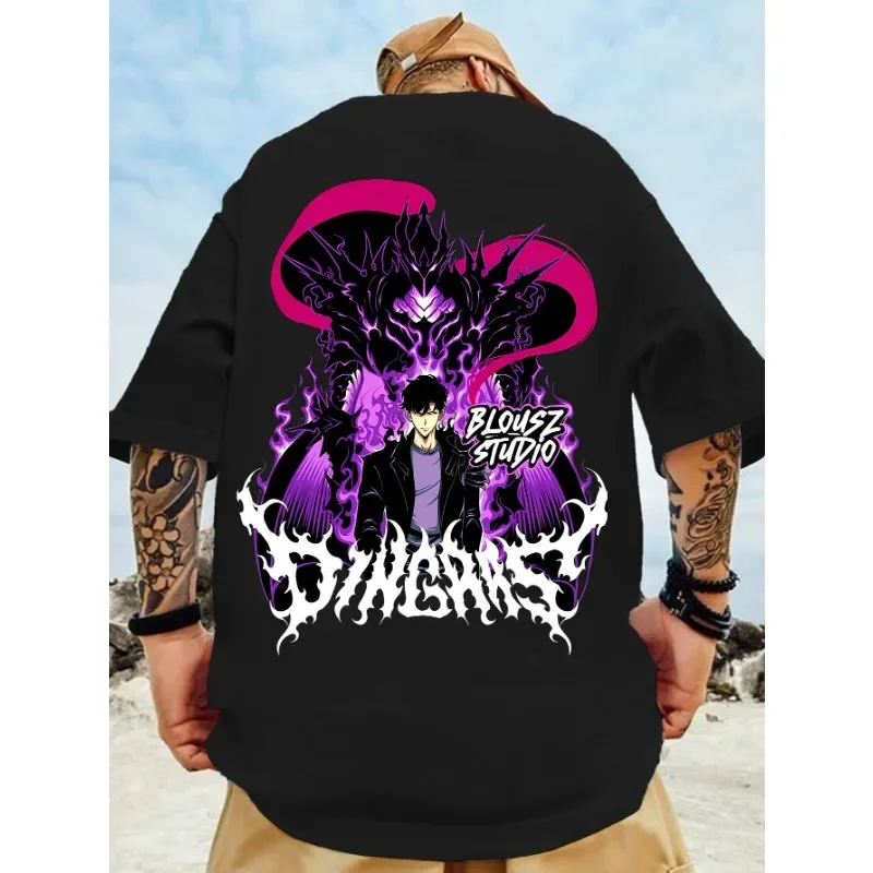 Dragon Ball 2025 Trendy Hot Items Summer The Latest Peripheral T-shirt Animation Men's and Women's Summer Fashion Cotton T-shirt