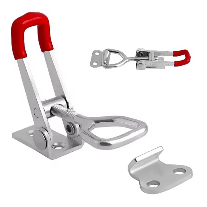 1/2PCS Heavy Iron Adjustable Buckle Lock Clamp Box Buckle Clamp Door Bolt Type Quick Clamp Accessory Horizontal Clamp Catch Clas image 6
