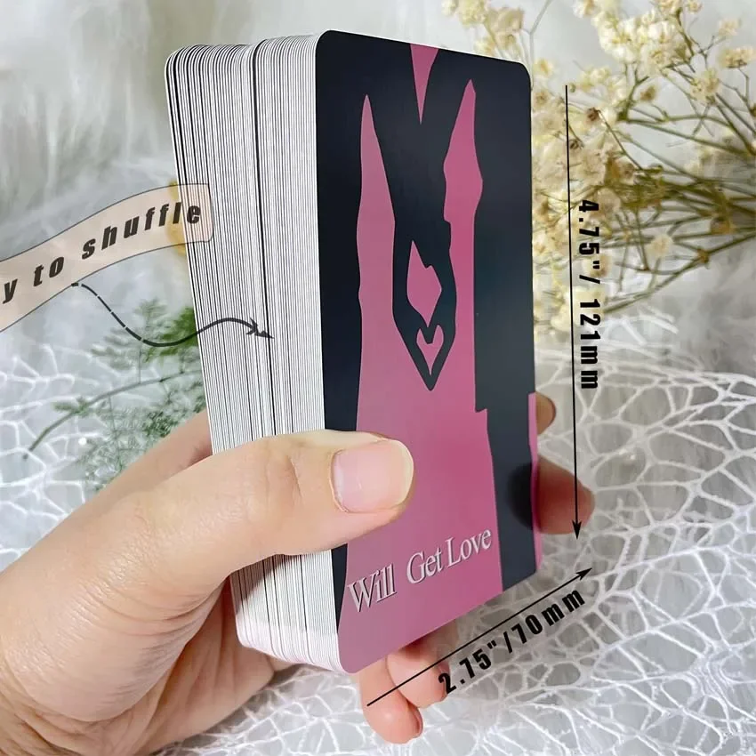 12x7 cm wird Liebe Liebe Orakel Deck Kartenspiele bekommen