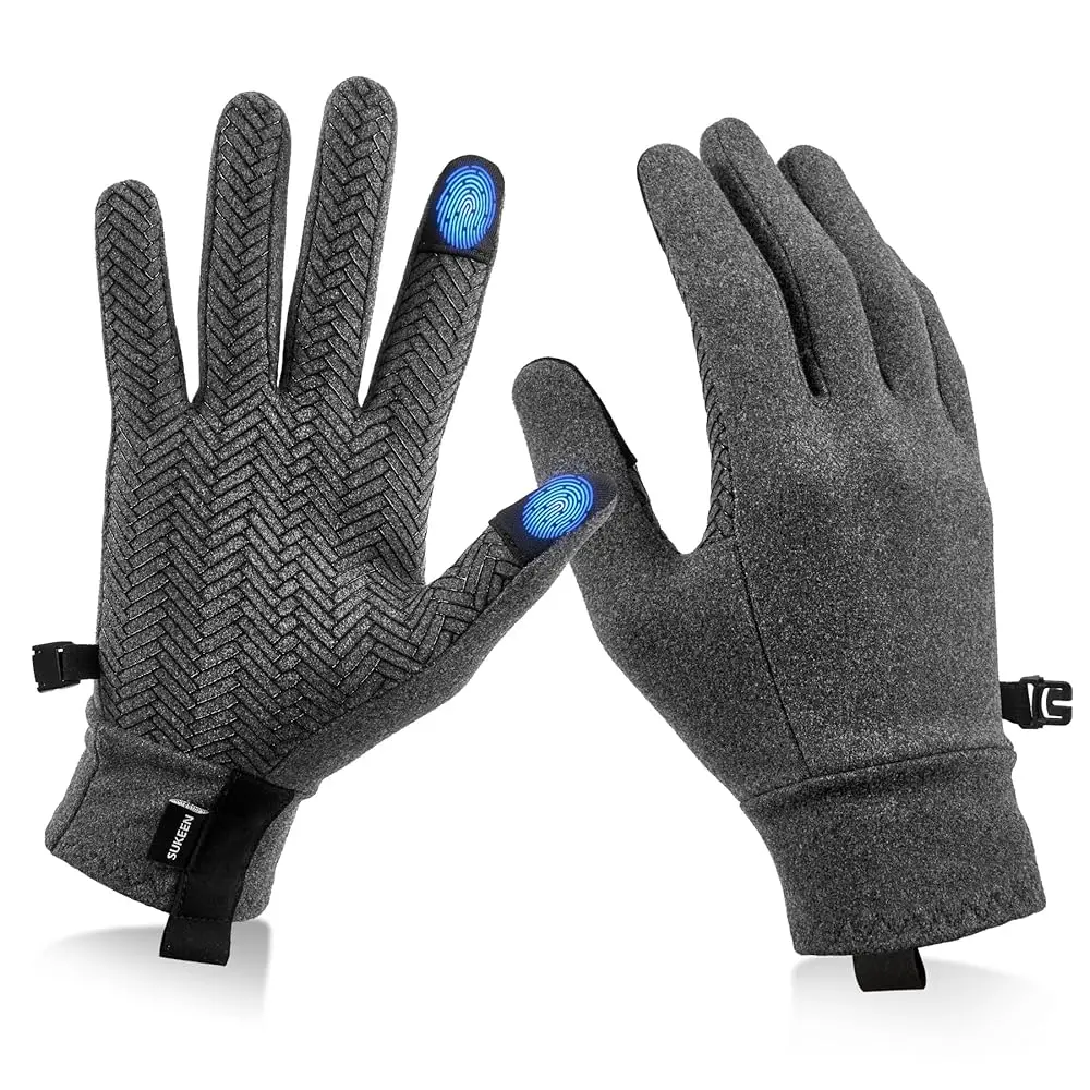 

Легкие перчатки для бега для женщин, сенсорные, с противоскользящим покрытием, зимние теплые перчатки для езды на велосипеде, вождения, футбола