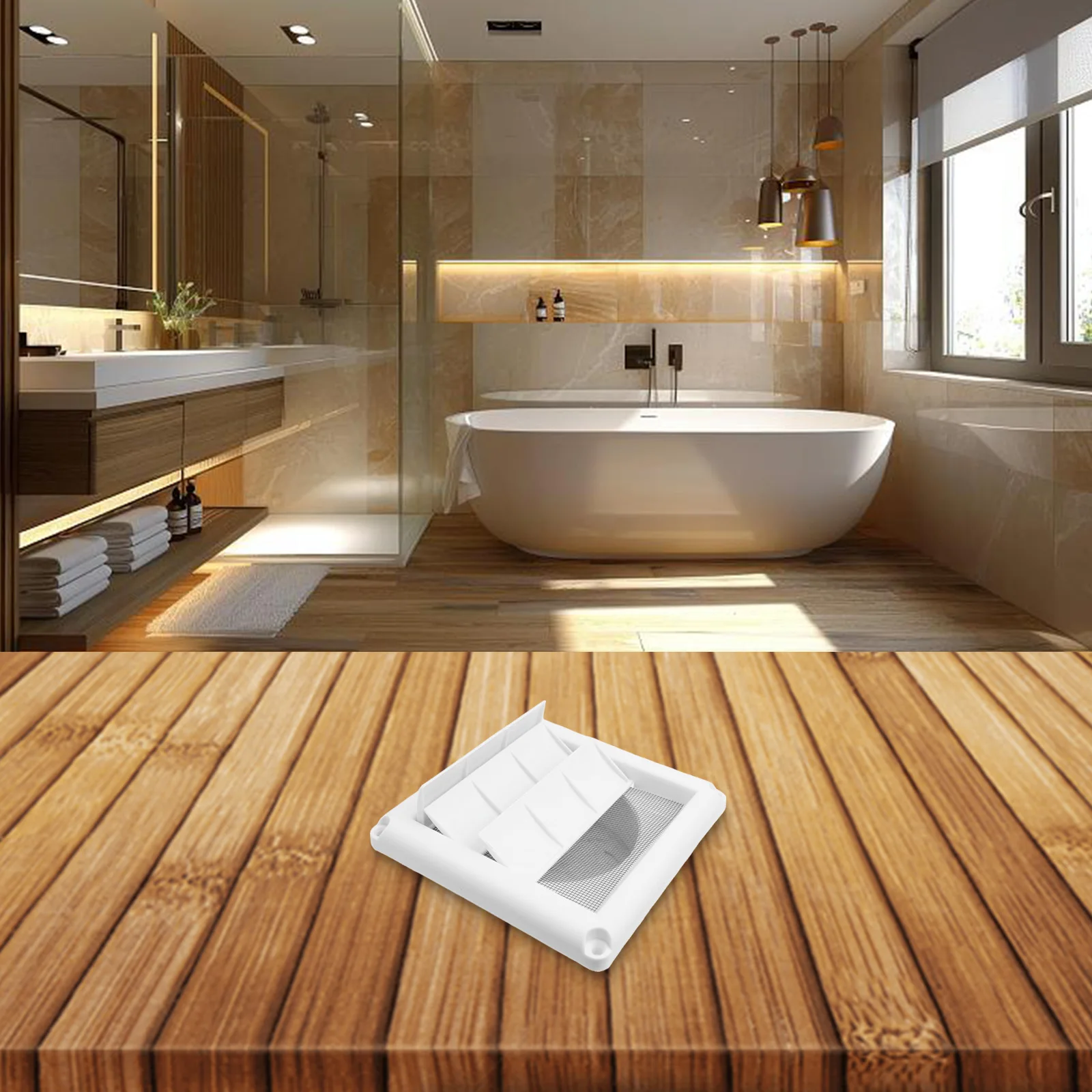 4 Inch Air Outlet Vents Plastic Air Outlet Easy Installation Seamless Design Sleek Design Versatile Application