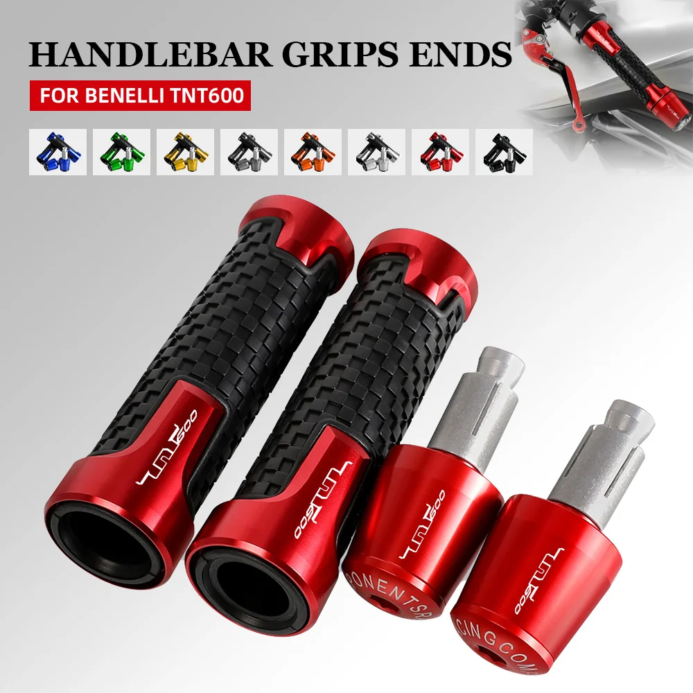 

7/8'' 22mm Motorcycle handlebar grips ends handle bar Anti-skid grip end FOR Benelli TNT600 2015 2016 2018 2019 2020 2021 2022