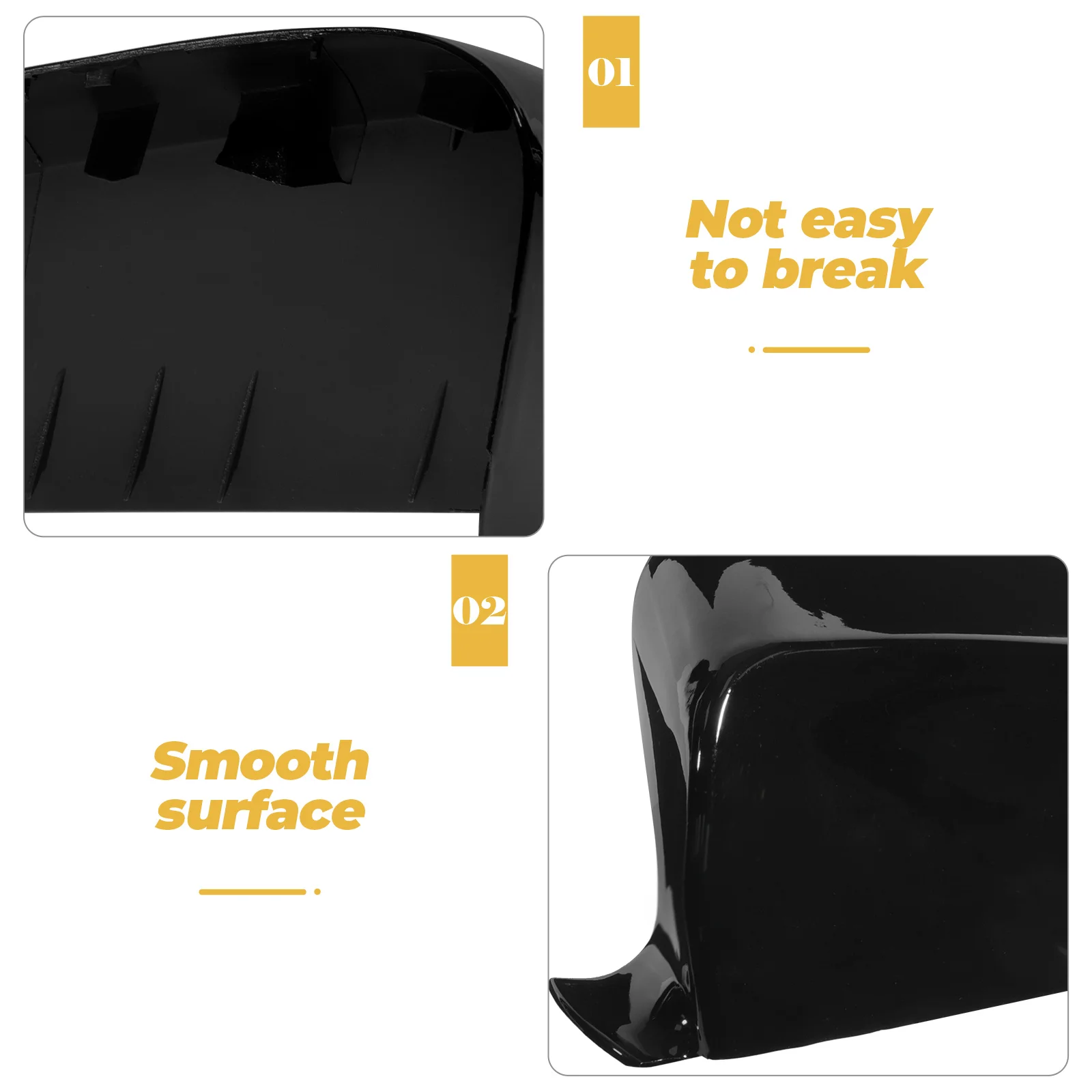 

Rearview Cover For 08-13 Left Side Black Abs Car Wing Mirror Cap Durable Protective Shell Automotive Exterior Accessory Car