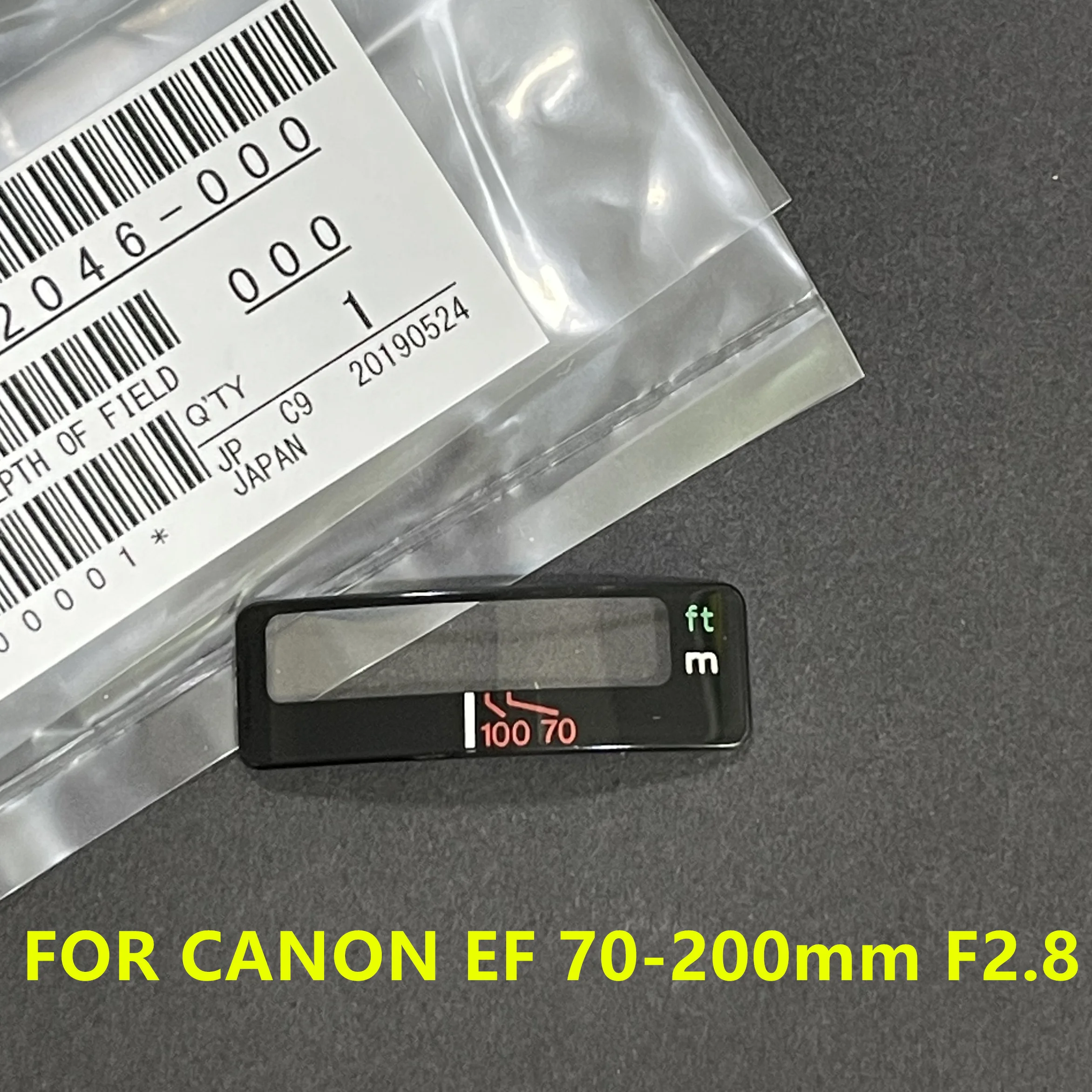 

Новинка для Canon 70-200 F2.8, фокусирующее стекло, окно YA2-2046-000, 70-200 мм, объектив для зеркальных фотокамер, запасная часть NO is