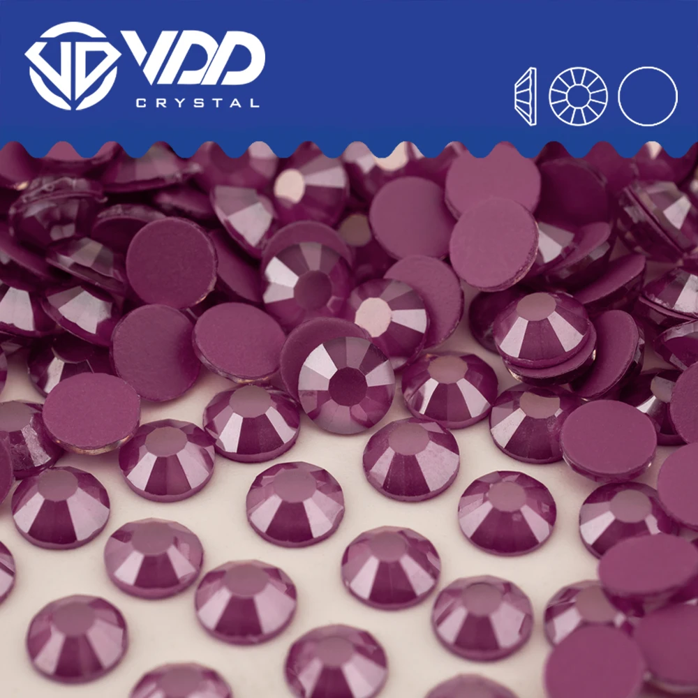 VDD 517 NST-Dusty Mauve SS6-SS30 Non-hotfix Rhinestones High Quality Glass Crystal Flatback Strass Stones