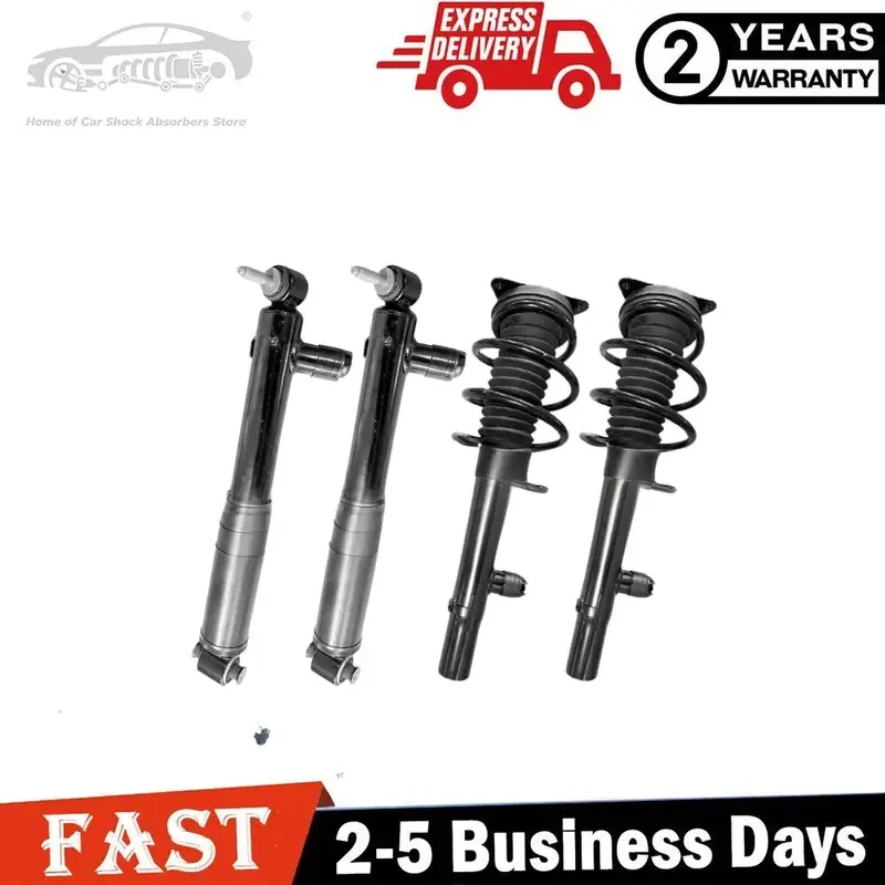 Complete Set of Front and Rear Shock Absorbers with Electronics for Renault Espace V JR
