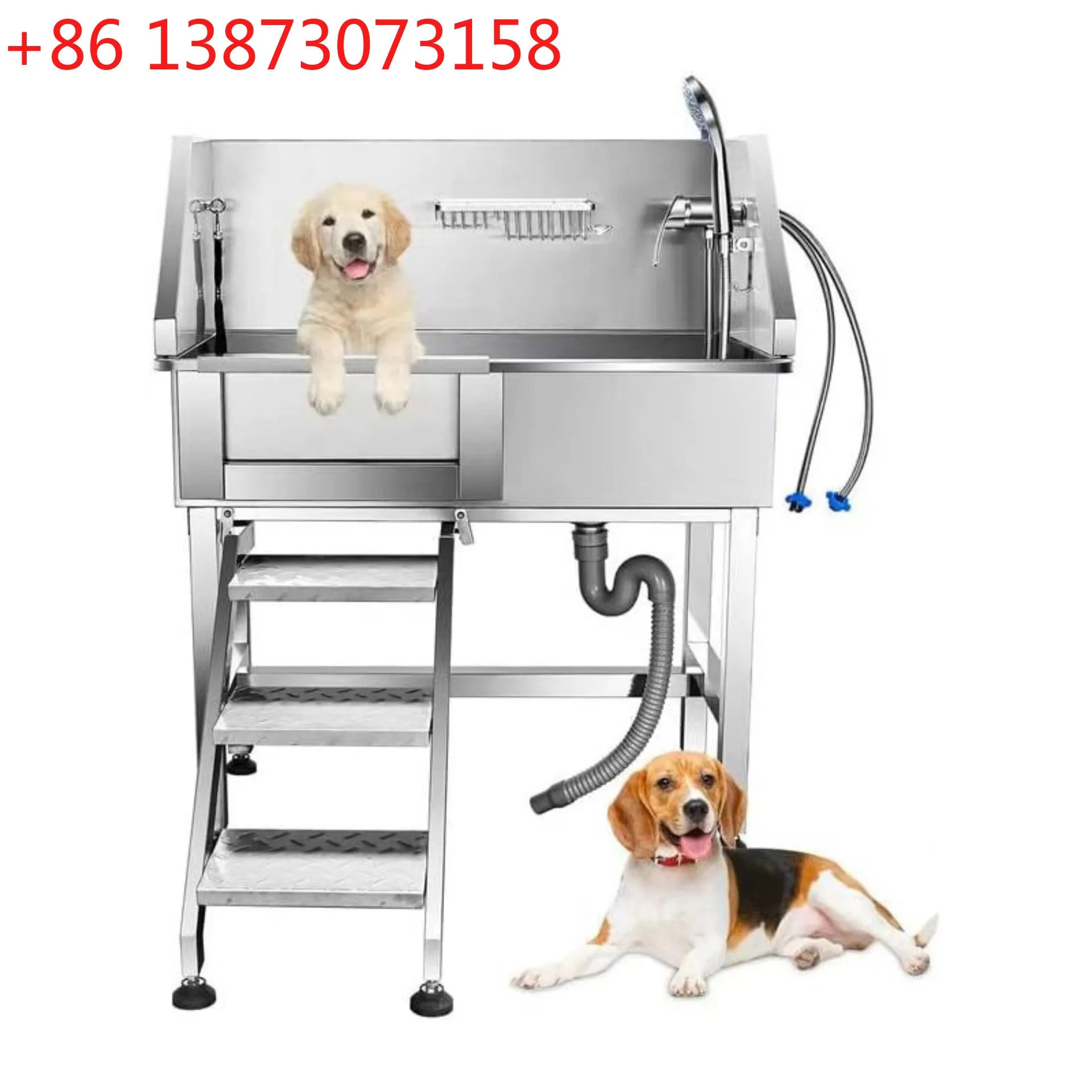 

Pet Bath Stainless Steel Dog Wash Thickened Dog Pet Bath Pet Shop Small Dog