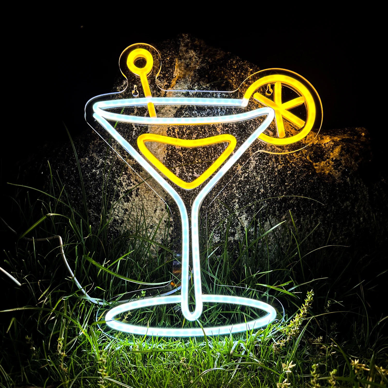 Lemon Cup Neon Sign drink light Wall Hanging for Club shop Drink Restaurant Bar Shop Party Home ART Wall Decor Gift LED lamp