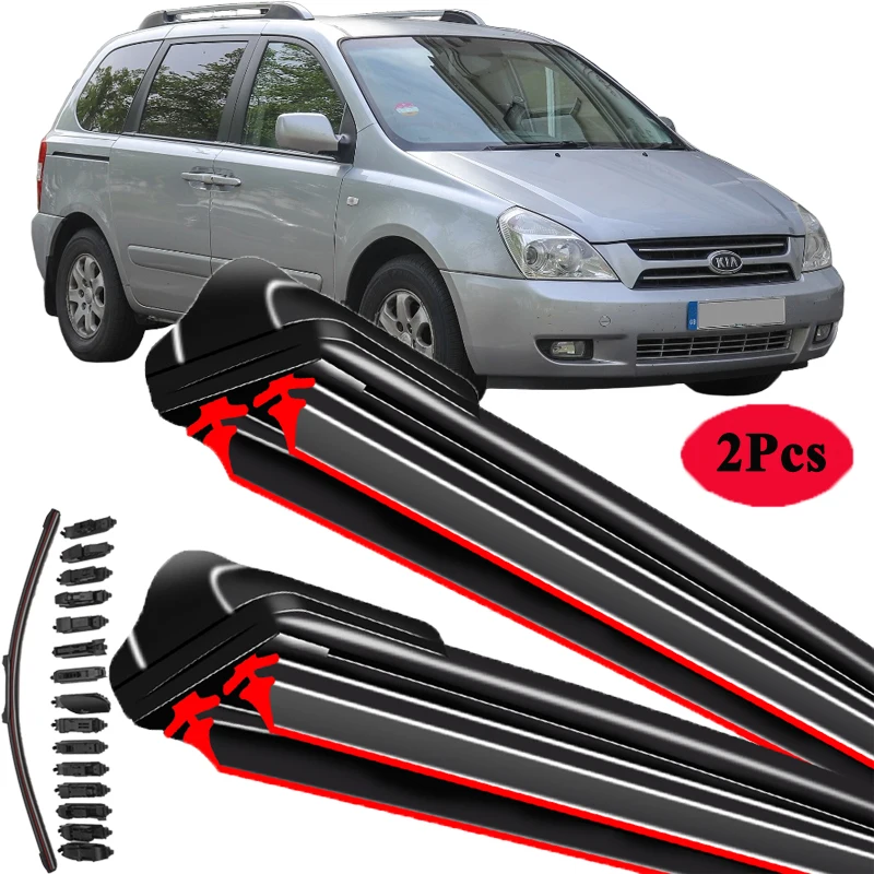 

For KIA Carnival Grand Carnival Sedona KV UP VQ GQ YP KA4 MPV 1998-2024 Car Windshield Wiper Blade Front Windscreen Accessories