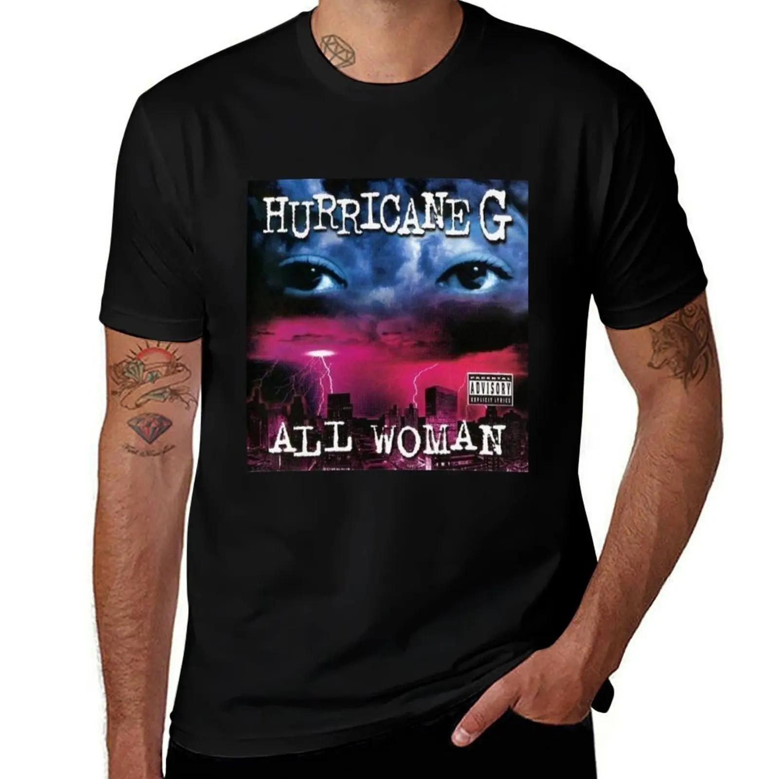 Hurricane G All Woman Hip Hop Rap 90's T-Shirt Casual Soft Cotton Short Sleeve Tee