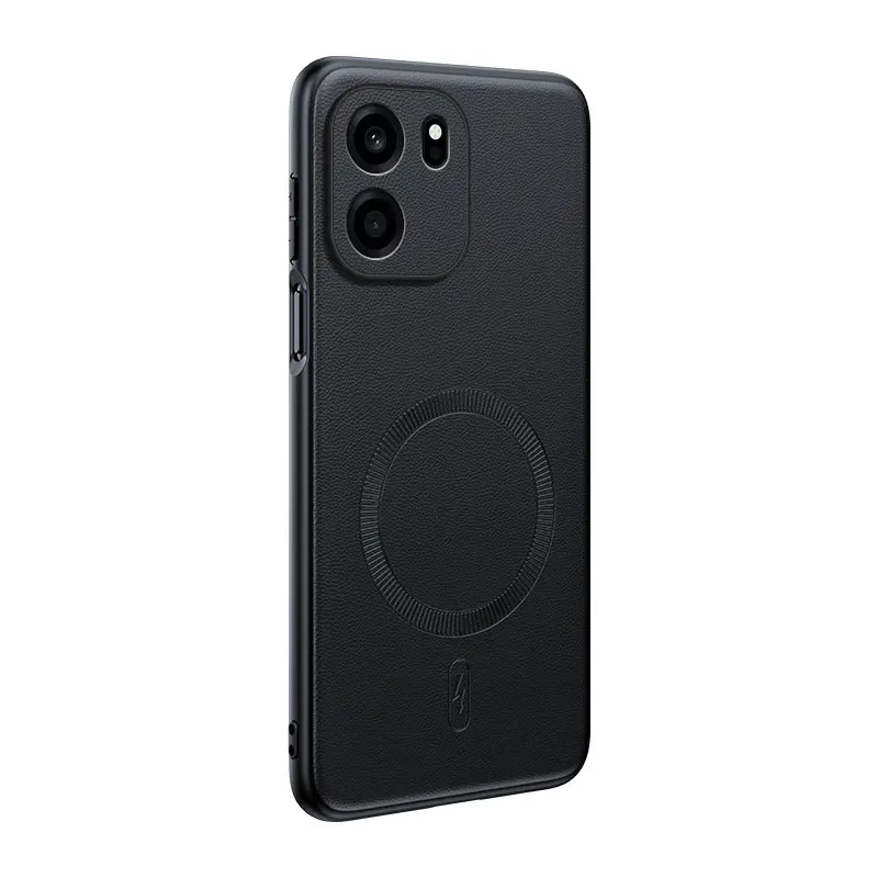 Für OnePlus Turbo 6V: Magnetische Lederhülle mit Schutzfunktion, Anti-Fingerabdruck, rutschfest, aus PC+TPU. – Detail 2