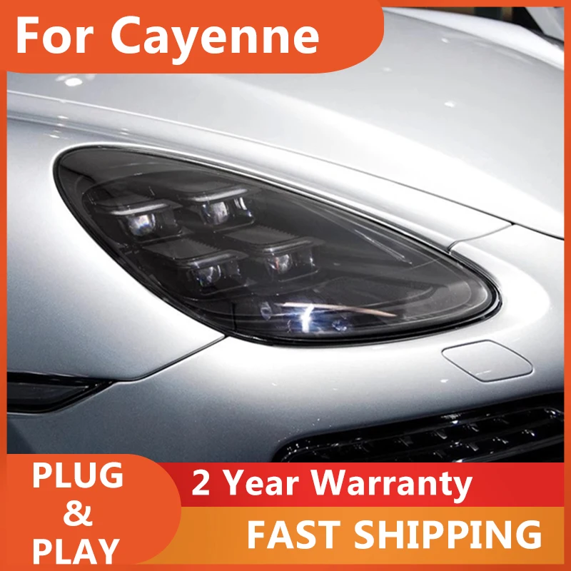 

Car Accessories for Porsche Cayenne Head Light 2011-2018 Cayenne Headlamp DRL Turn Signal High Beam Projector Lens