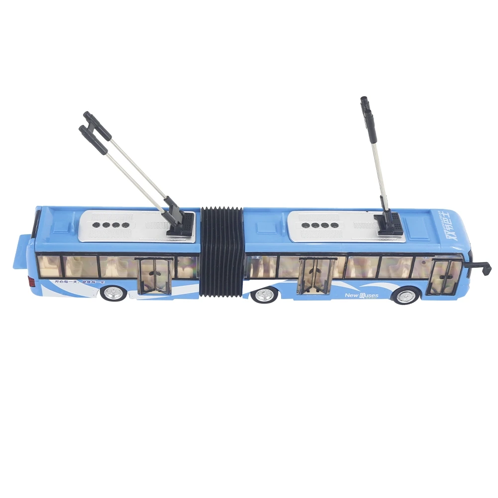 1:48 CS0133 Electronic City Bus Light Car Educational Toy for Children Kids Traffic Model