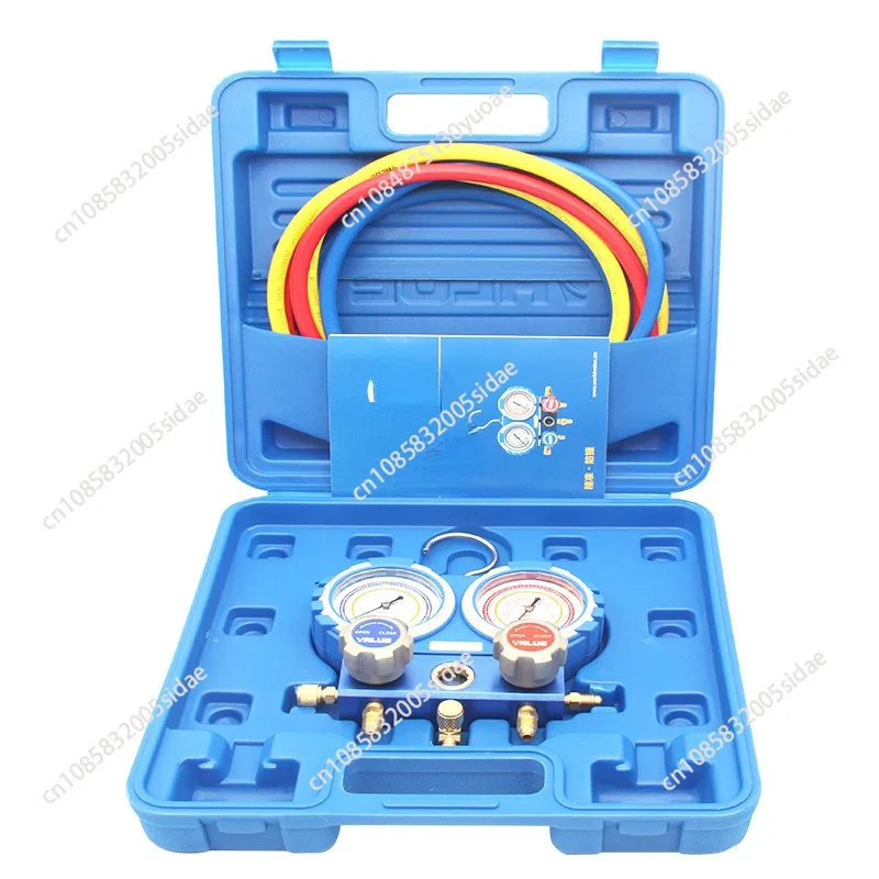 Refrigeration Pressure Gauge Digital Manifold Pressure Gauge Vacuum Pressure Temperature Meter Test Air-Conditioning new