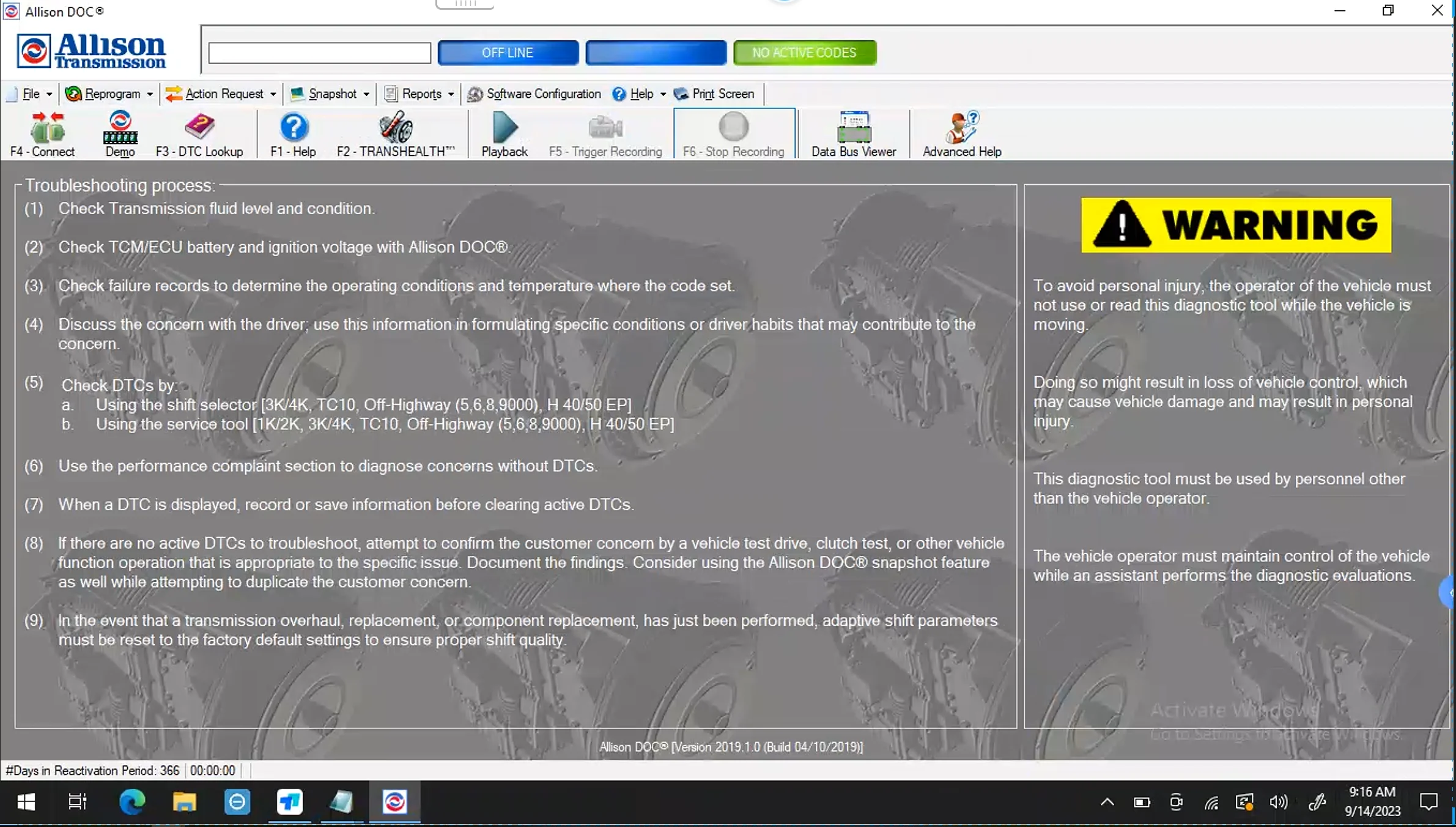2024 hot sell, Allison DOC 2019 + GEN5 File Transmission PC-Service Tool with keygen Can Work for NEXIQ Tool, free help Install