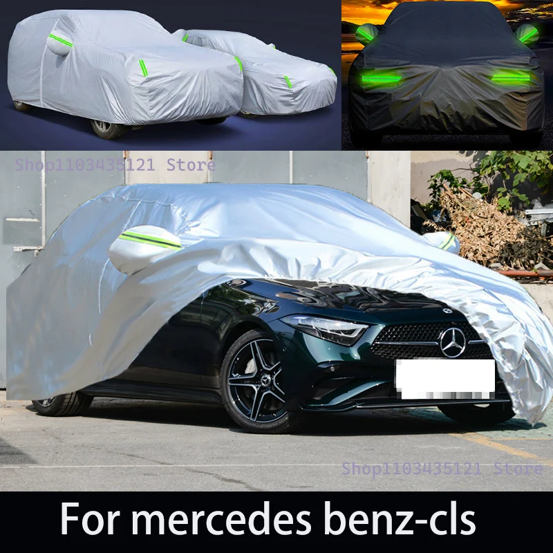 

For mercedes benz-cls Outdoor Protection Full Car Covers Snow Cover Sunshade Waterproof Dustproof Exterior Car accessories