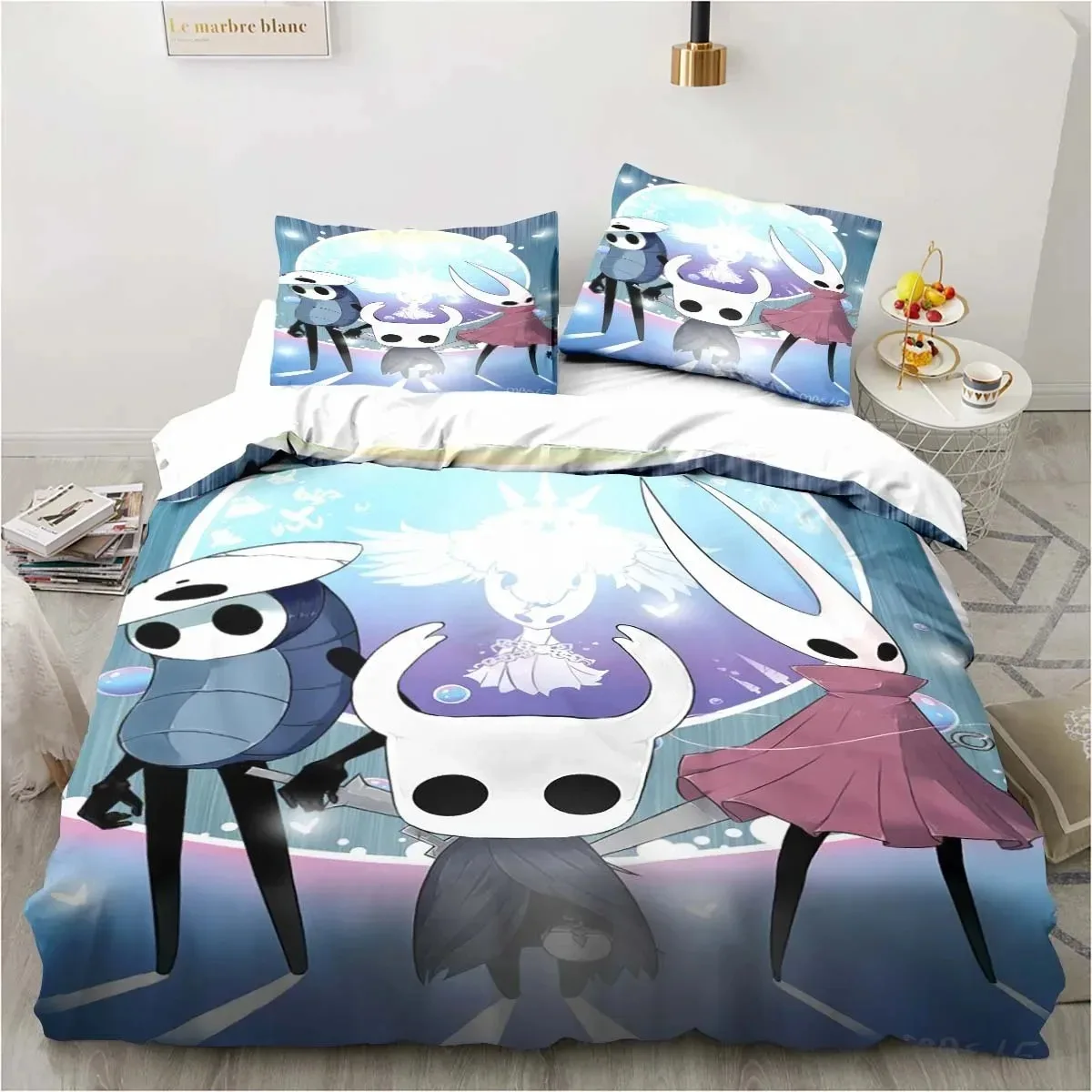 

Cartoon Bedding Set Genshin Impact Game 3d Duvet Cover Set Comforter Bed Linen For Boy Decor Bedclothes 200x200