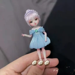 BJD 7cm Doll Clothes Doll Accessories Mini Dolls Kawaii Children's Toys Dollhouse Custom Doll Clothes