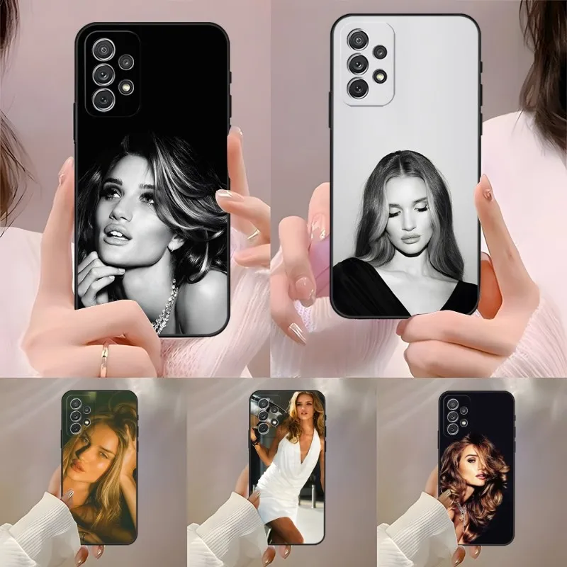 Supermodel Rosie Huntington Phone Case For Samsung Galaxy A31 A33 A52 A13 A02 A53 A50 A73 A72 A40 A20 A23 A54 A14 A34 Back Cover