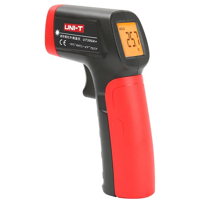 u ni-t UT300A+ la ser in frared Thermometer Industrial Digital D:S10:1 Non-contact tem perature gu n Meter MAX400℃
