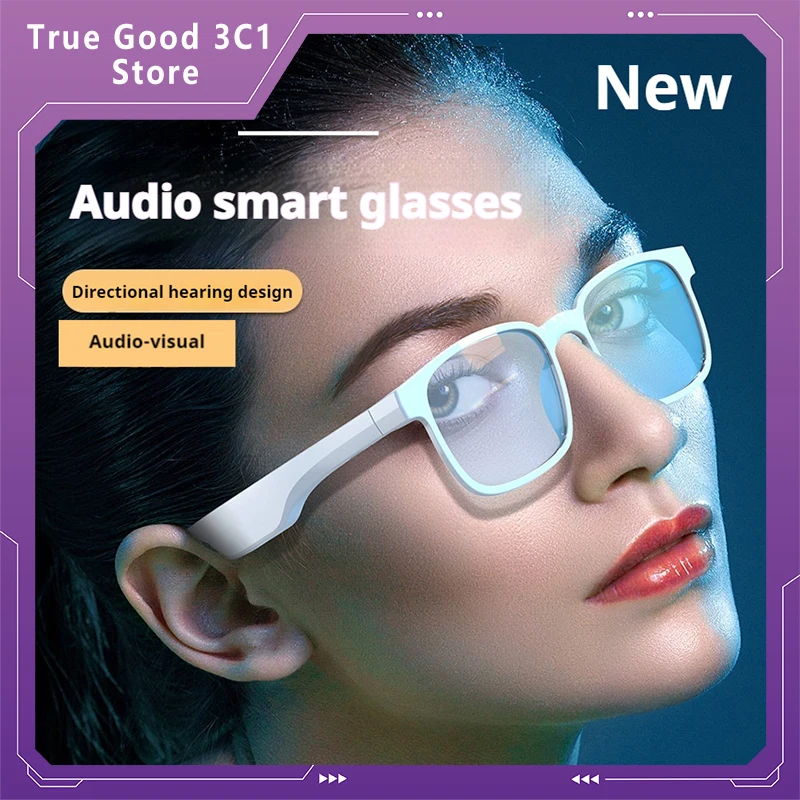 

X13 Bluetooth Smart Glasses Sunglasses Calling Music Voice Assistant Game Audio Charging Multifunctional Fashionable Girl'S Gift