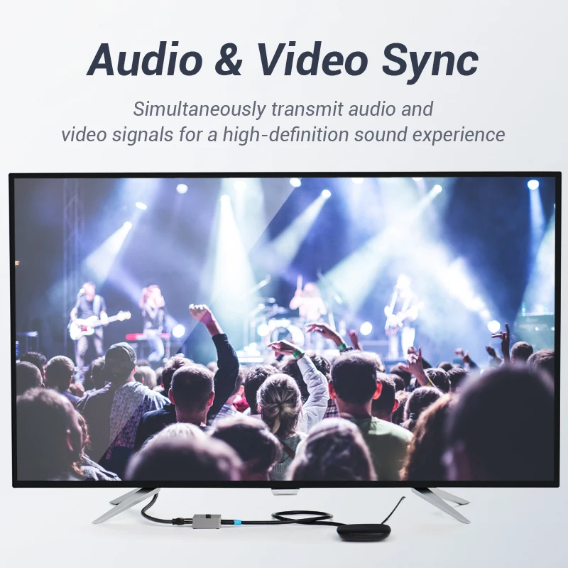 Switch HDMI Vention Switcher HDMI 4K bidirezionale 2.0 1x adattatore 2/2x1 convertitore 2 in 1 out per PS4 Pro/4/3 TV Box Splitter HDMI