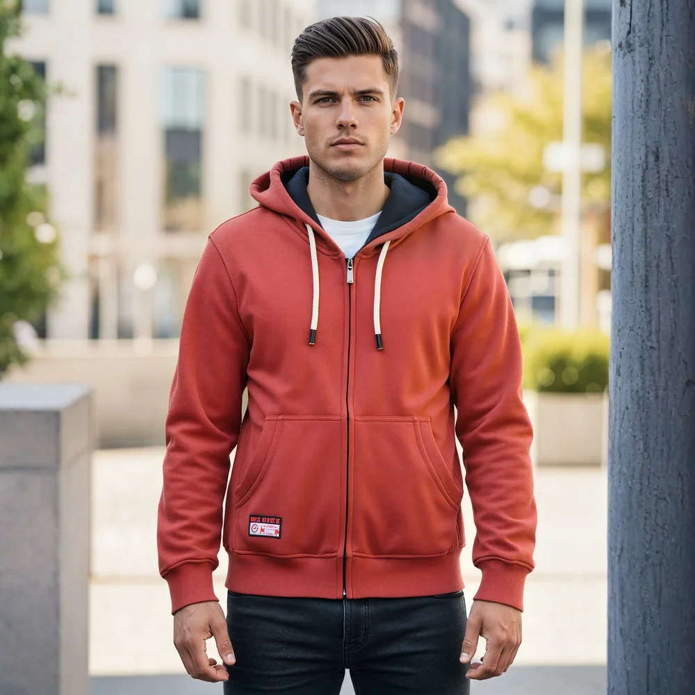 

Мужская толстовка с капюшоном, мужская модная куртка большого размера на молнии с длинным рукавом, однотонная толстовка с капюшоном в стиле Харадзюку, готическая толстовка с капюшоном Y2K Teen BP20933