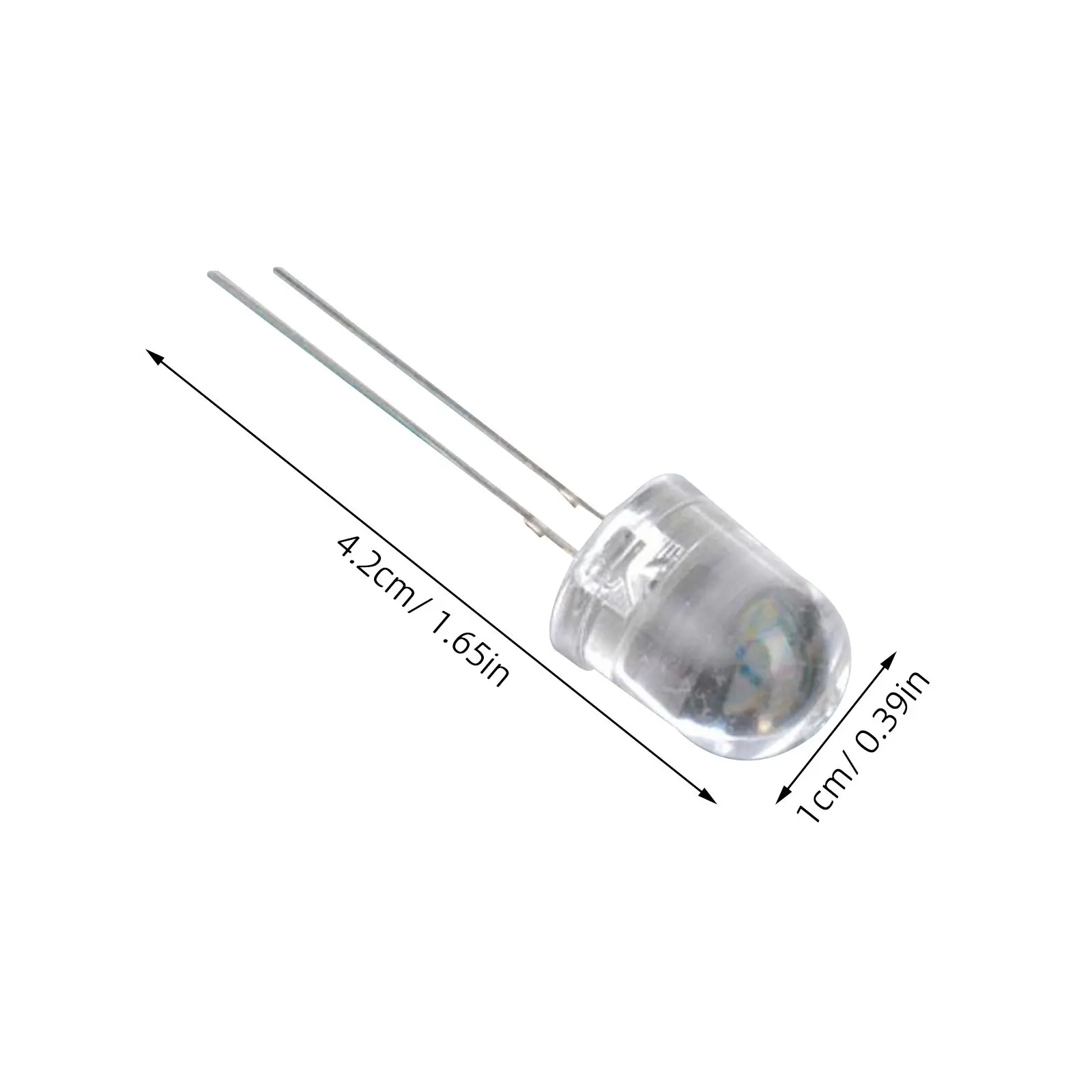 20Pcs Diode 10Mm 850Nm One Chip 200Mw Ir Emitter for Ir Camera Night Vision System 30 Degree Precision Angle