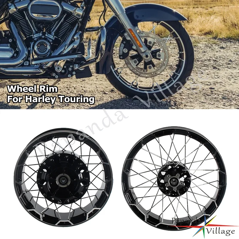 

Алюминиевые передние и задние колесные диски A356 для мотоциклов Harley Touring CVO Road Street Glide FLTRXSTSE FLTRXSE FLHXSE 2021-2026