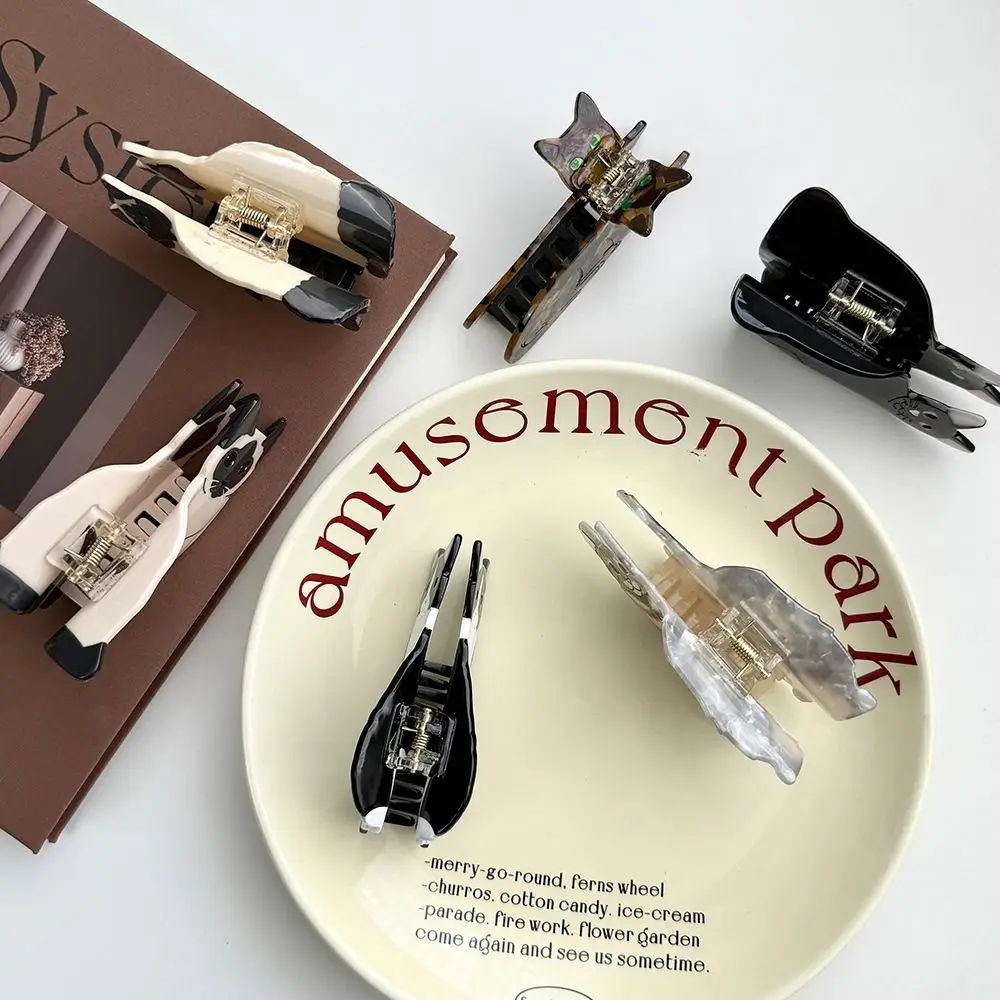 

Fashion Acetic Acid Acetate Cat Hair Claw Pet Cartoon Animal Hair Clip Hair Accessories Hairpin Shark Clip Daily
