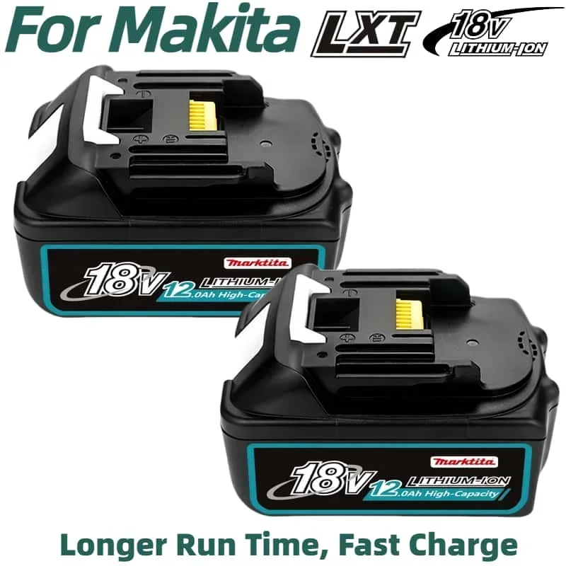 

Original 18V 12.0Ah 18650 batteries for Makita 18V Power tool DDF487 DTW700 DGA404 DHP487 DTD173 Lithium-Ion battery Replacement