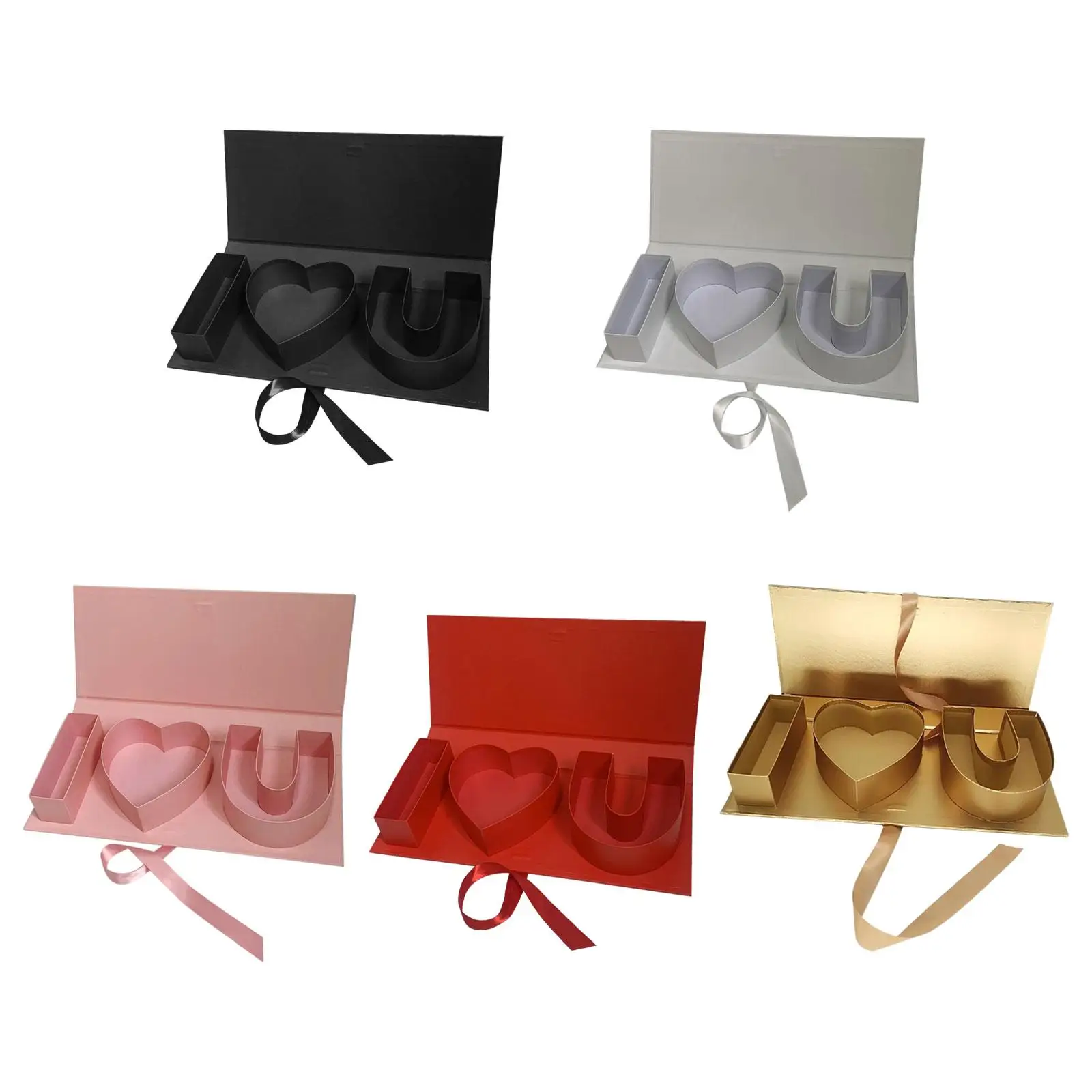 Fillable Letters Candy Letter Shaped Box Wedding Backdrop DIY Craft Bridesmaid For Valentines Empty Flower Gift Box Party Decor