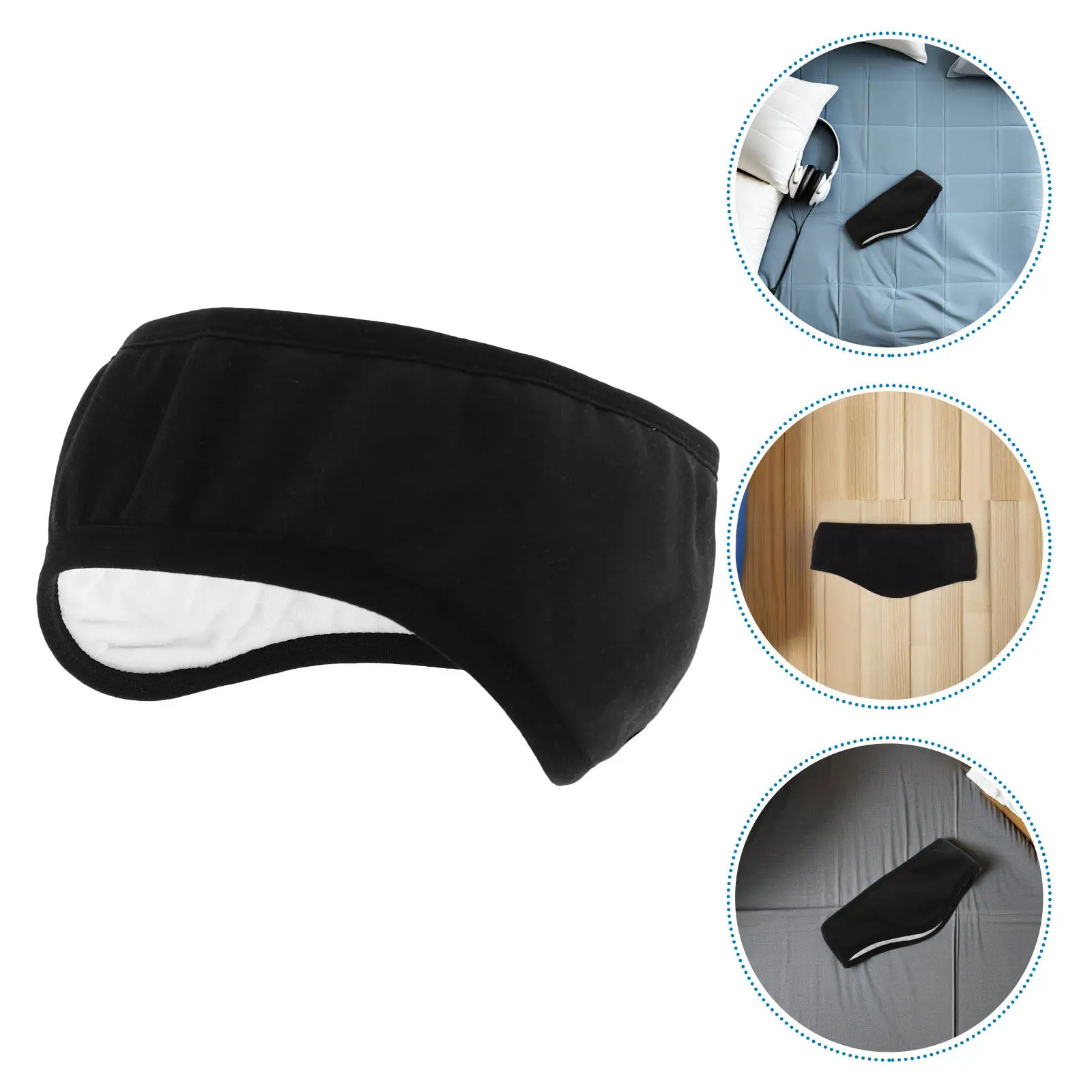 

2Pcs Soundproof Sleep Earmuff Headband Adjustable Soft Comfortable Ear Muffs for Sleeping Noise Blocking Ear Covers Travel Dorm