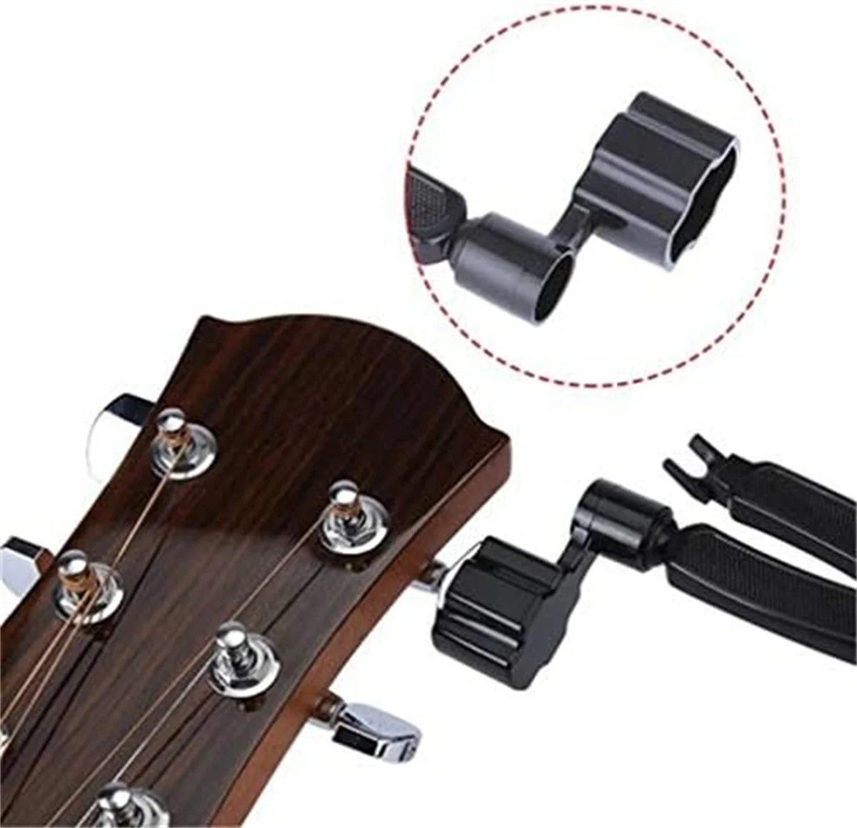 3-in-1 Guitar String Maintenance Tool - Ultimate String Winder, Cutter & Bridge Pin Puller -Every Guitarist's Toolkit