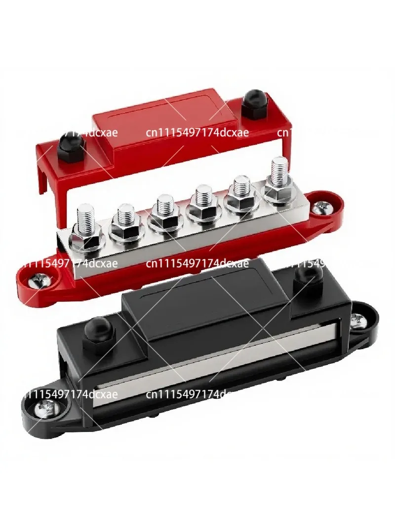 400A 12V Bus Bar Power Distribution Block with 6 x 5/16