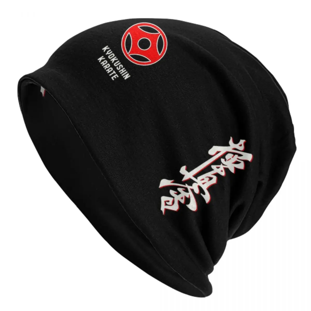 Custom Karate Kyokushin Skullies Beanies Caps Fashion Winter Warm Men Women Knitted Hat Adult Unisex Martial Arts Bonnet Hats