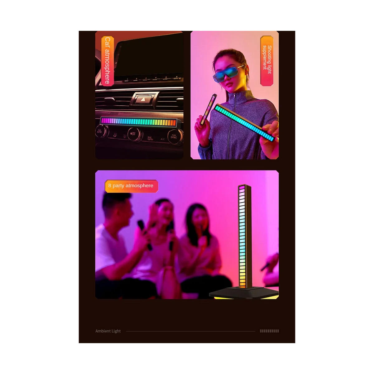 Многофункциональная подставка для гарнитуры с RGB-подсветкой