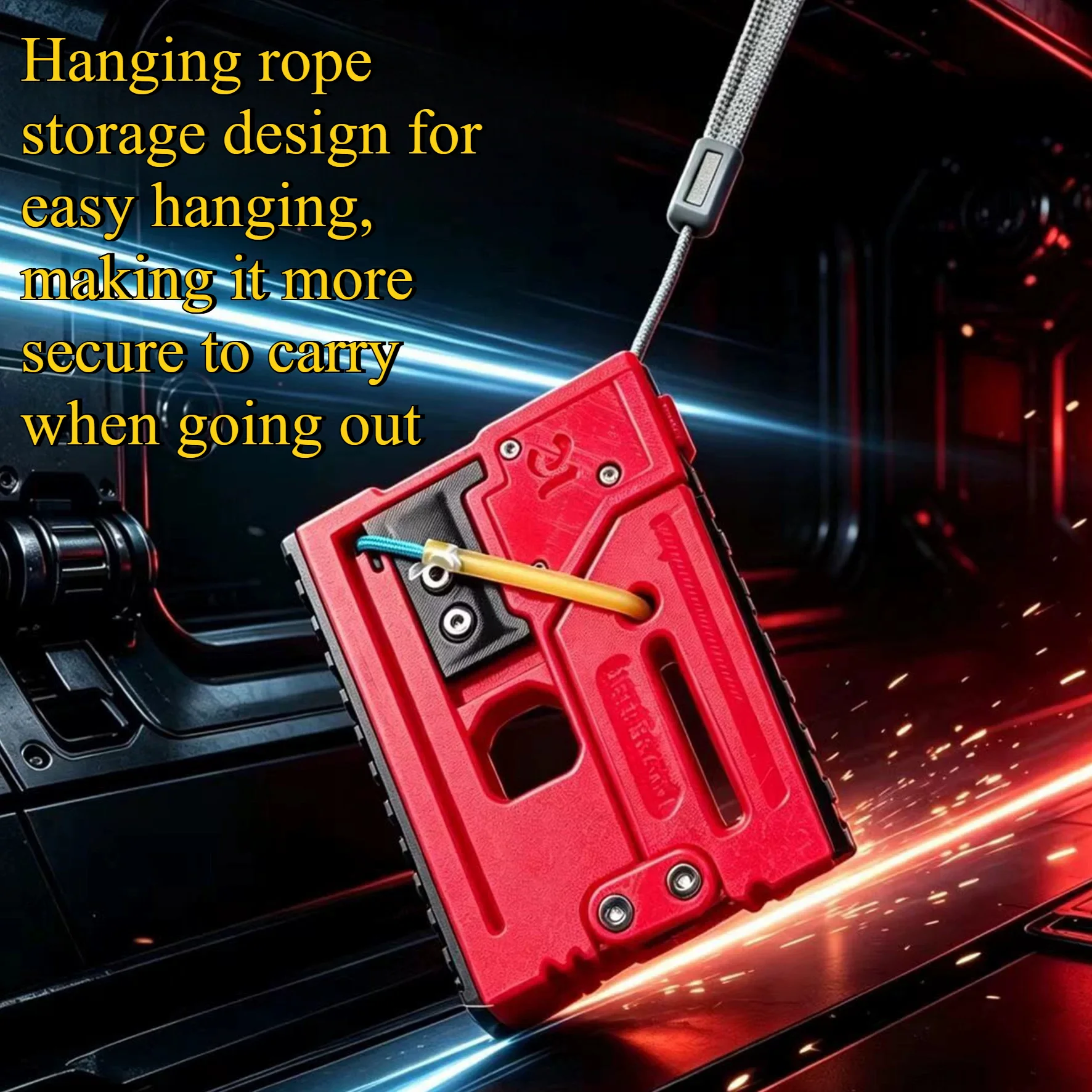 Outdoor portable folding card adult specific high-precision automatic loading magic pivot card rapid shooting hunting tool