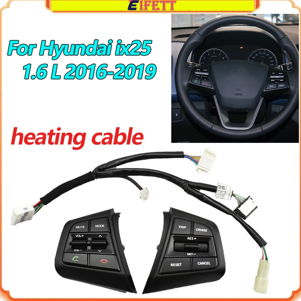 

New For Hyundai Ix25 1.6L 2015-2019 Multifunction Steering Wheel Audio Telephone Button Cruise Control Switch