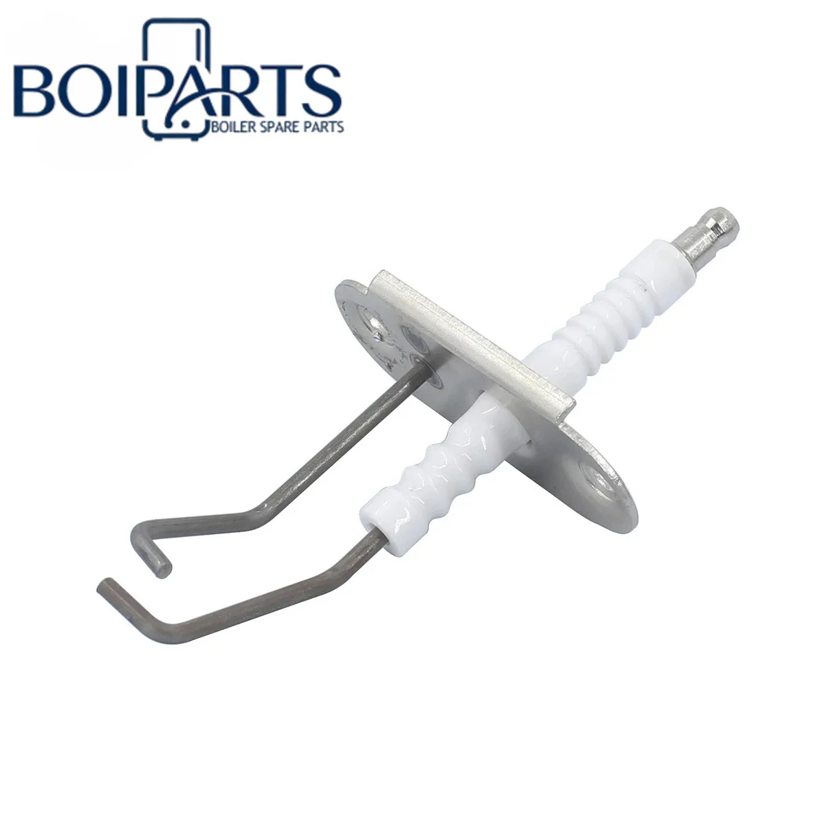 Dual Ignition Flame Detection Electrode with Mounting Bracket Boiler Spark Sensor Ceramic Rod Assembly for VAILLANT 0020133816