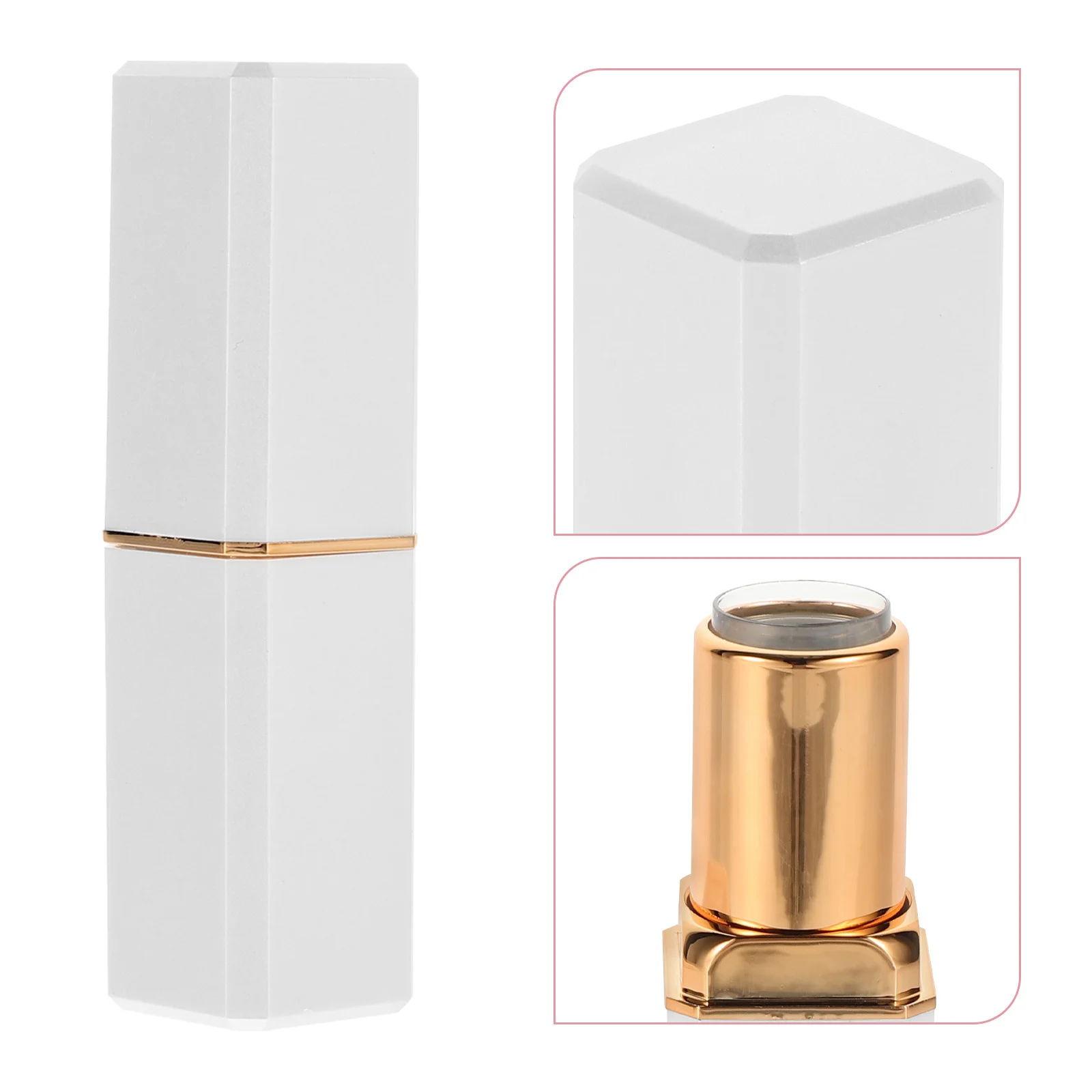 10Pcs Lip Balm Containers Refillable Mini Empty Lip Gloss Tubes for Women DIY Lipstick Travel Use Lightweight Makeup Tool