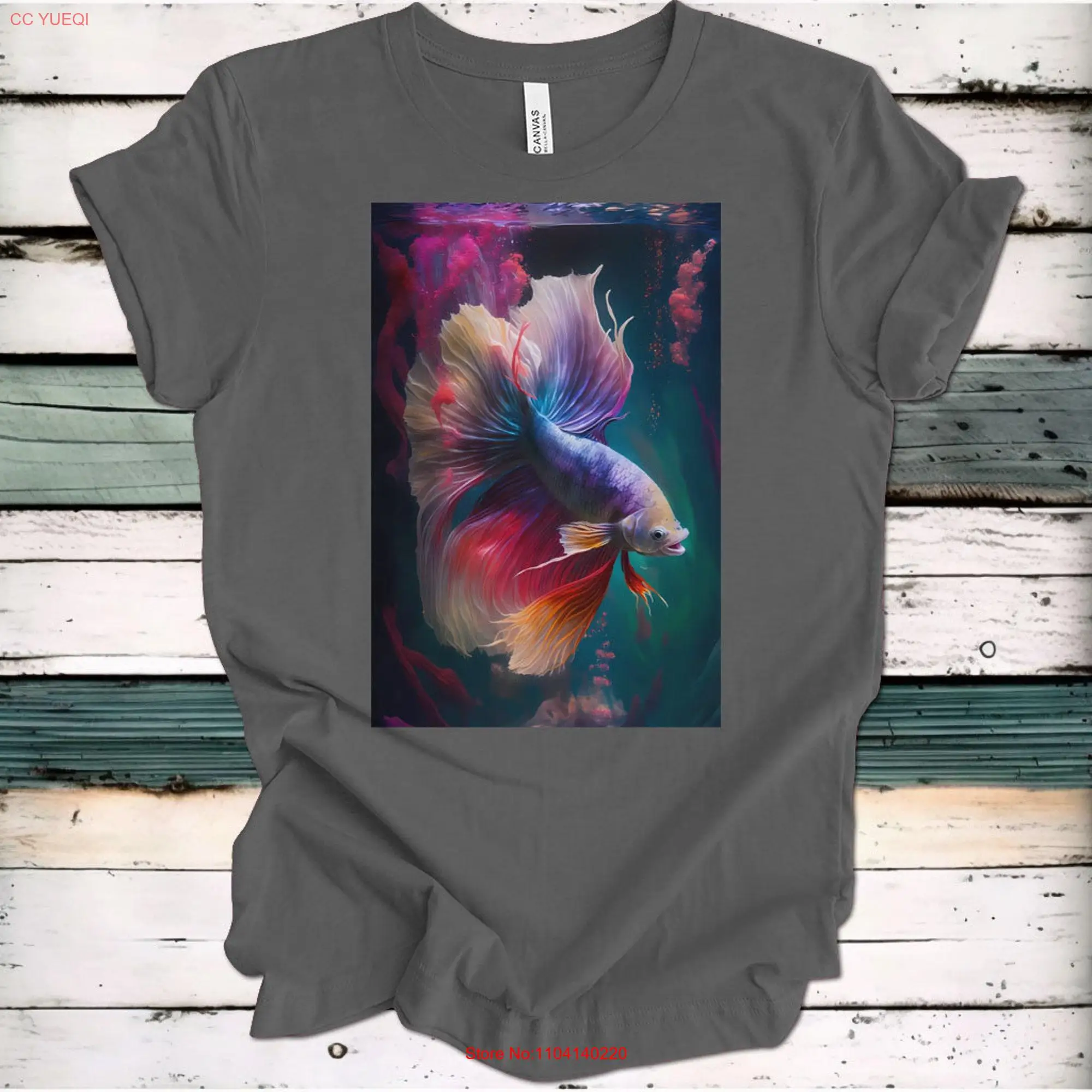 Betta Dream T Shirt long or short sleeves