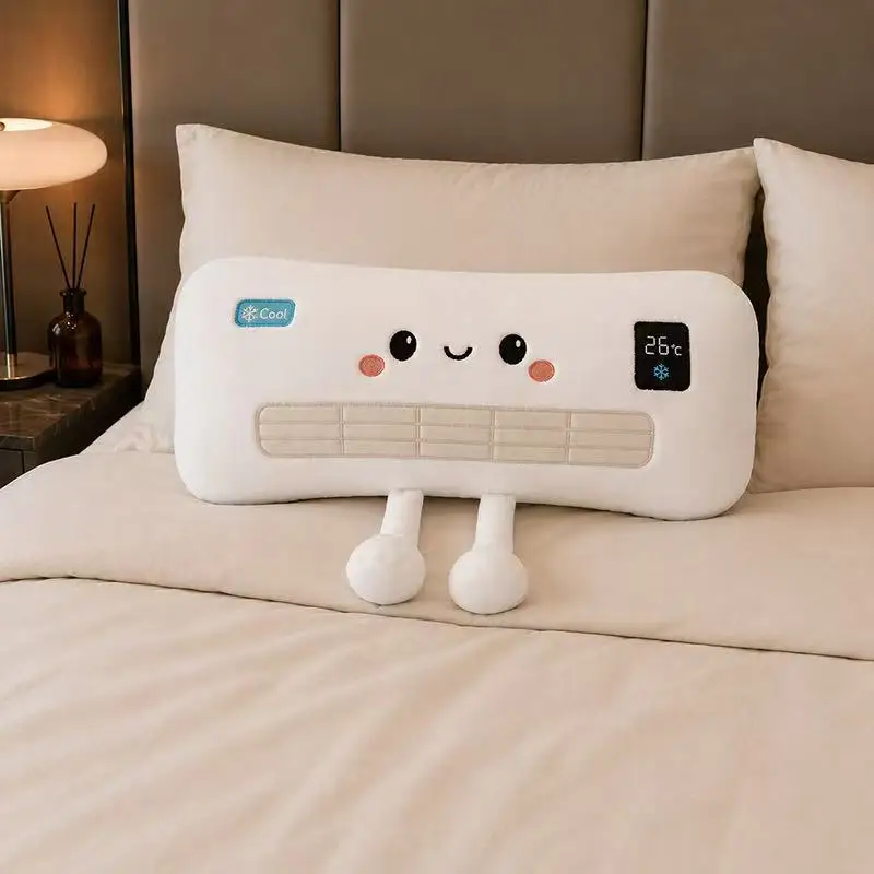 The latest air conditioner hedgehog plush Kawaii plush toy cartoon anime cute pillow for friends as a birthday or holiday gift