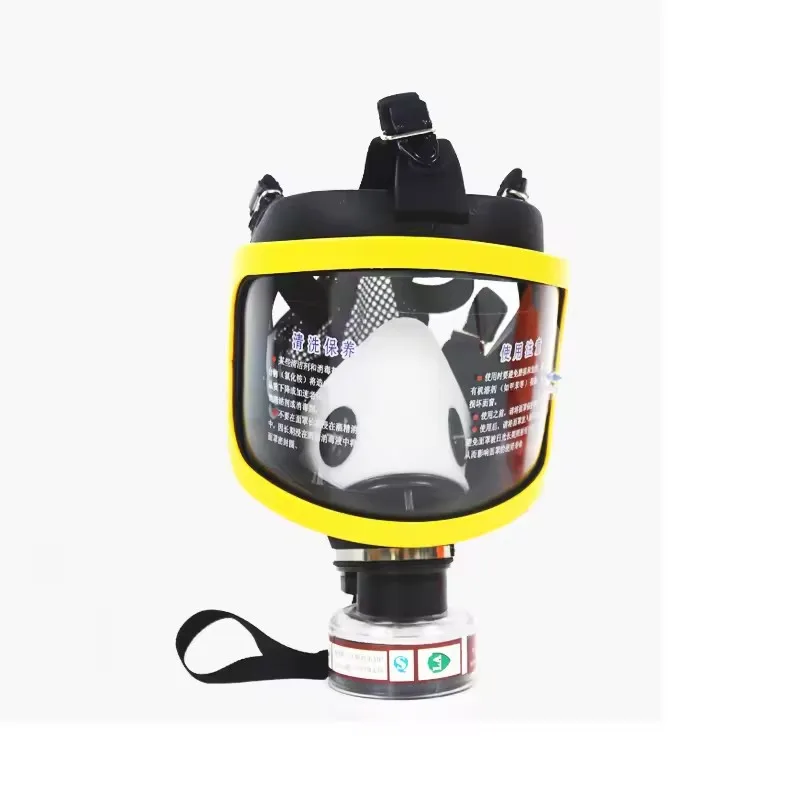 New Industrial Full Face Gas With Filtering Tank Splash Proof Respirator Dust Mask For Painting Pesticide Spraying Work Safety