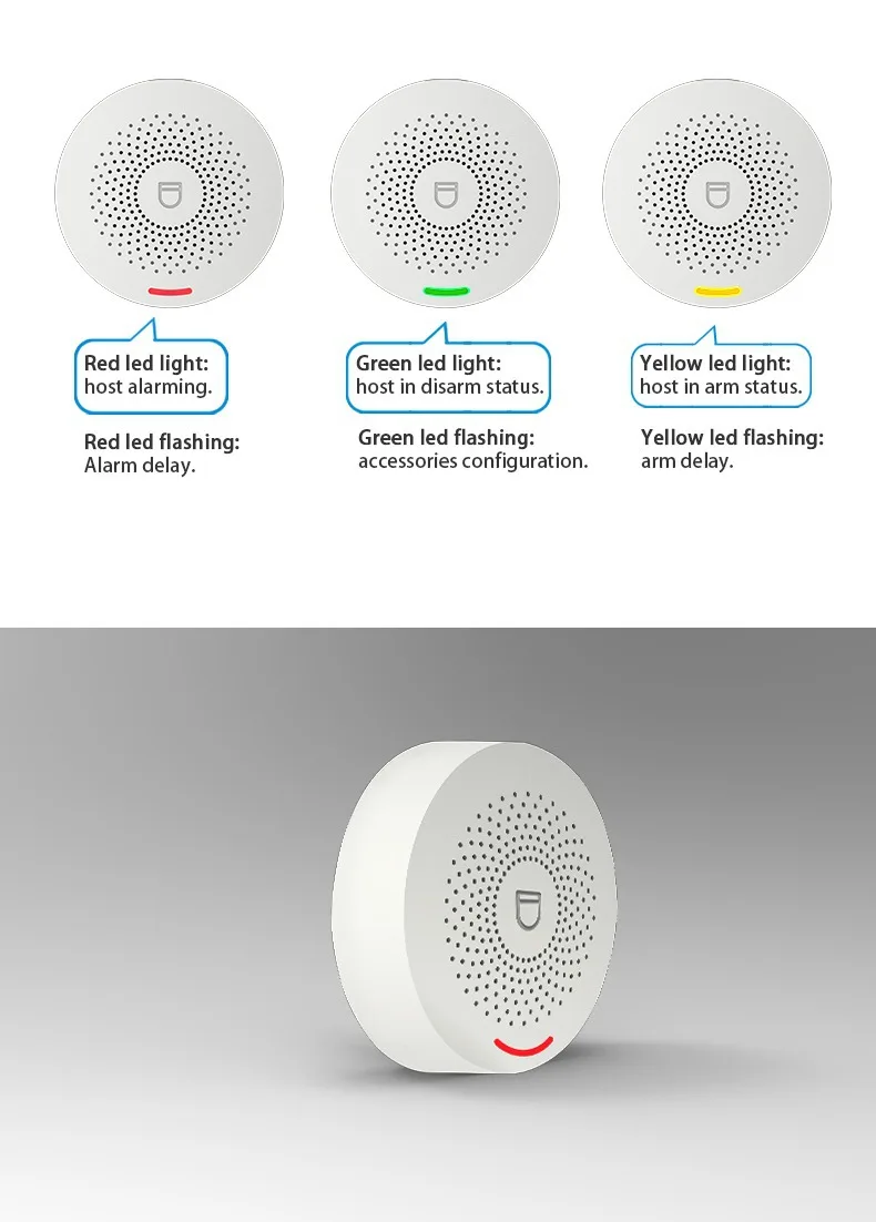 Tuya Smartlife APP Wireless WIFI  Burglar Alarm System Kit Home Security  Door Window Alarm Sensor