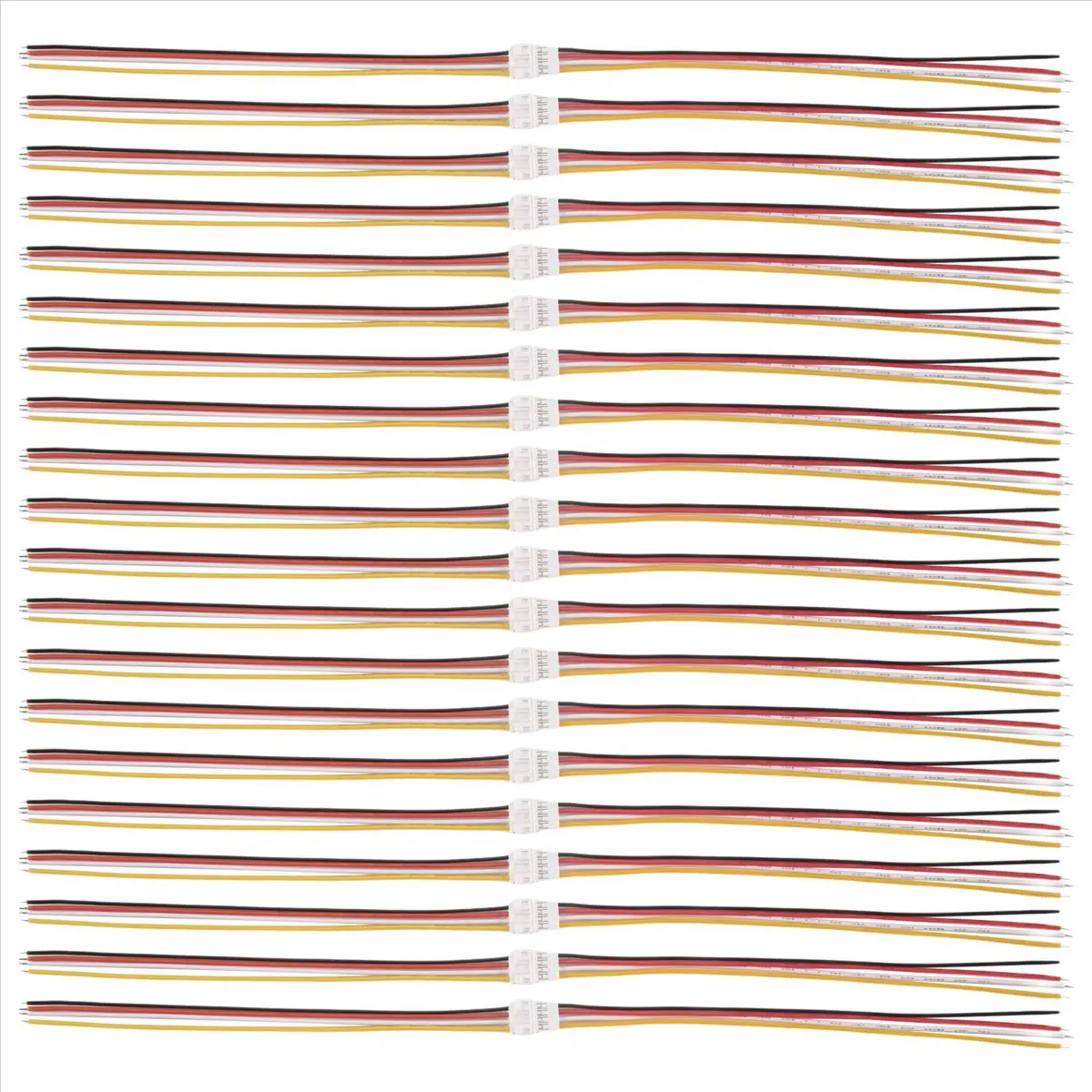L77A 40PCS(20 Pairs) 2.0mm 4 PIN Female Male Connection Plug with 15cm Terminal Connector Wire Cable Compatible for JST PH