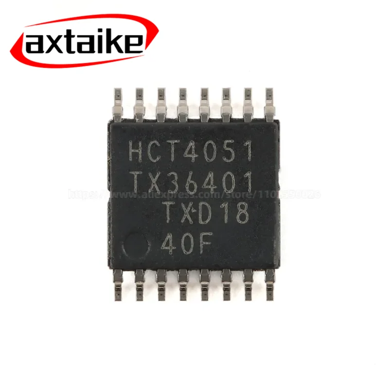 10PCS HCT4051 74HCT4051 74HCT4051PW TSSOP-16 Multiplexer Switch ICs 8-CHANNEL ANALOG MUX/DEMUX SMD